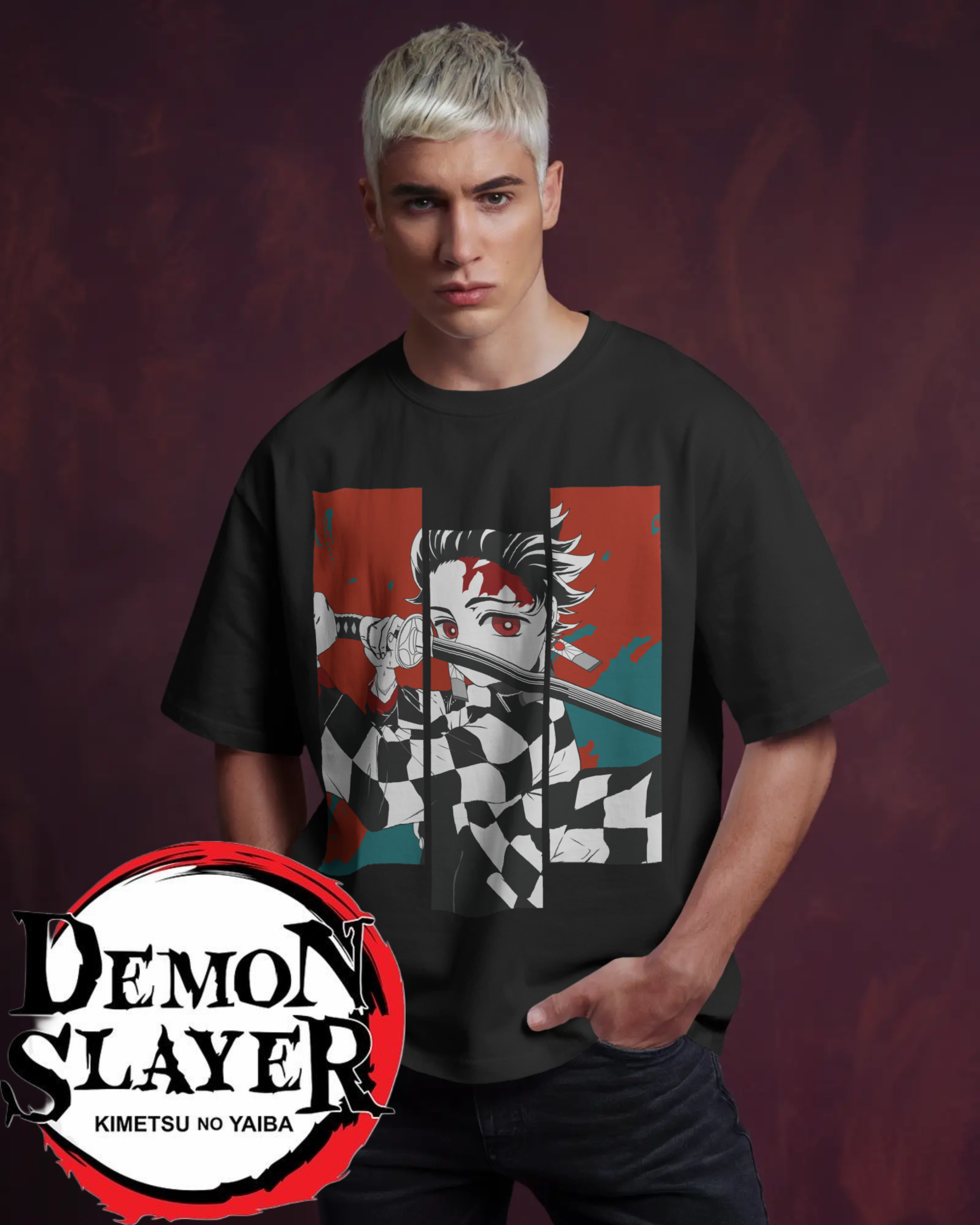 Men Demon Slayer T Shirt