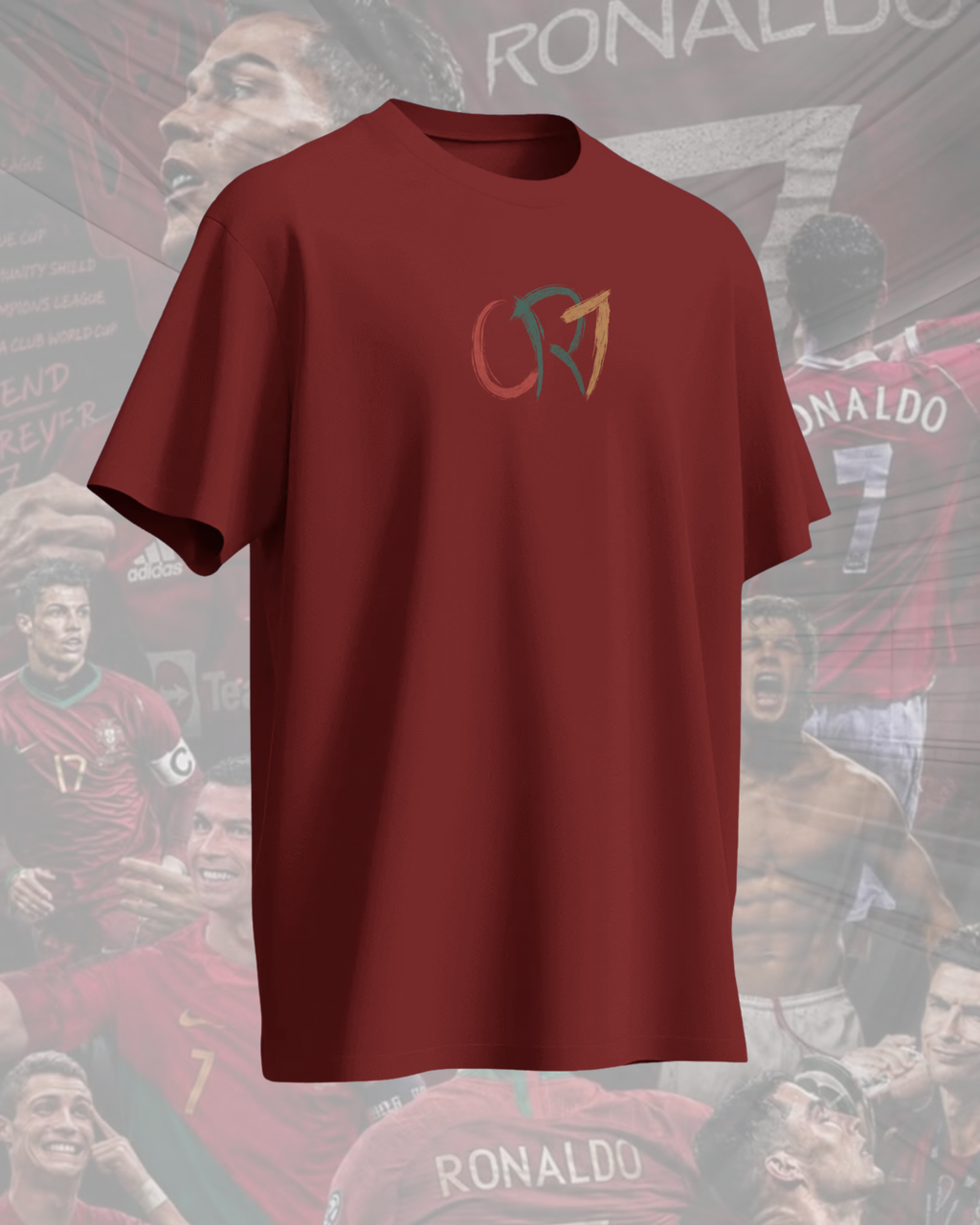 Ronaldo Men Premium Oversized  T-Shirt