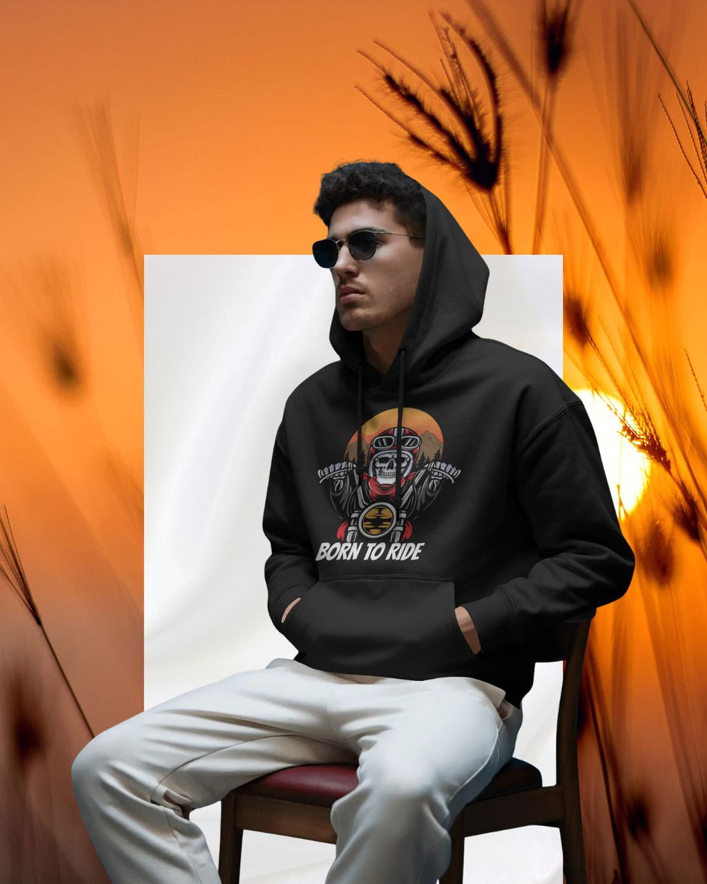 Biker Men Premium Hoodie