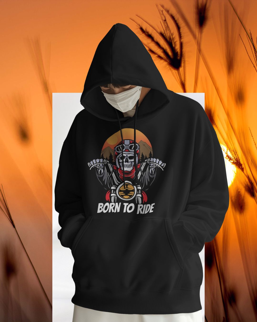 Biker Men Premium Hoodie