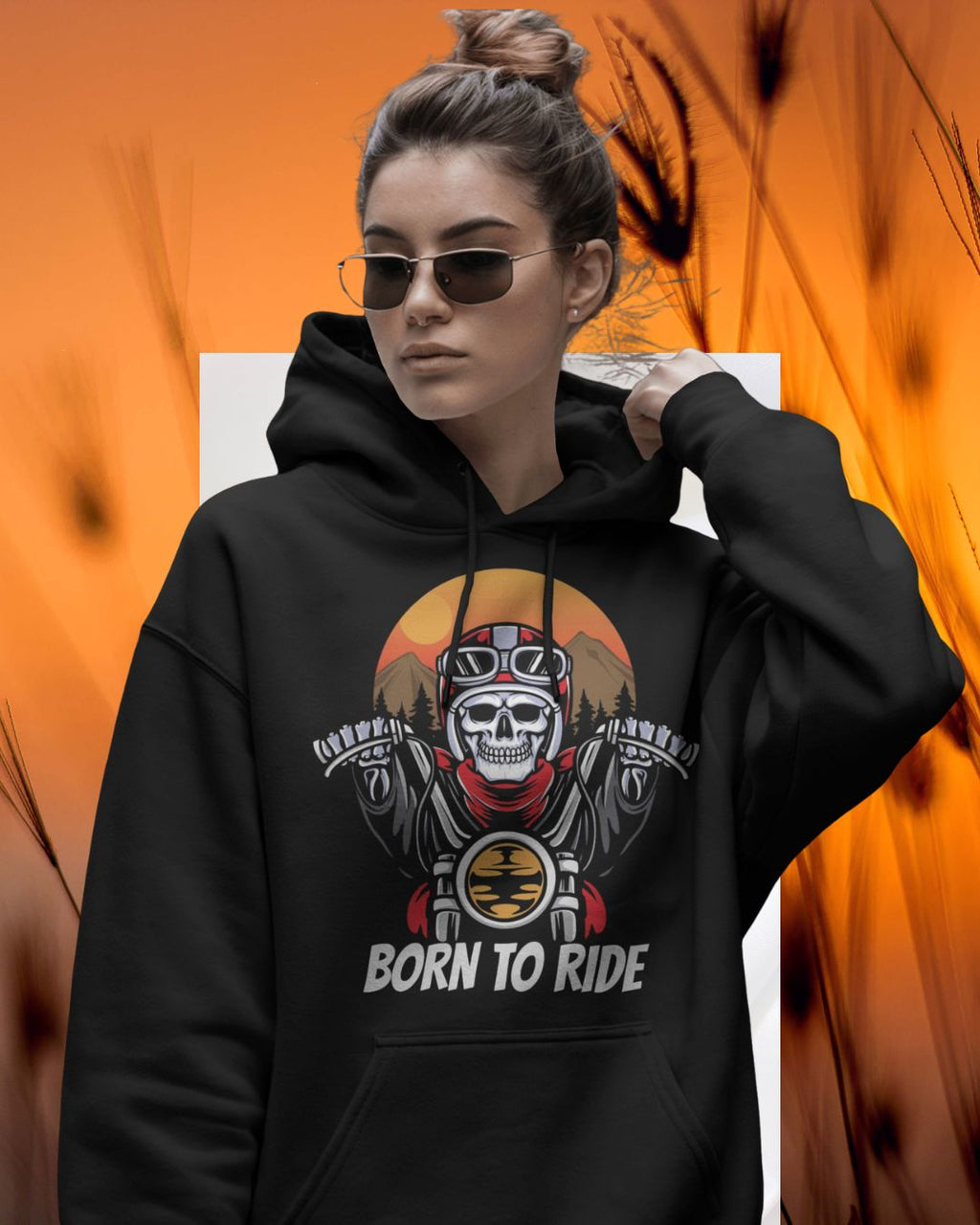 Biker Women Premium Hoodie
