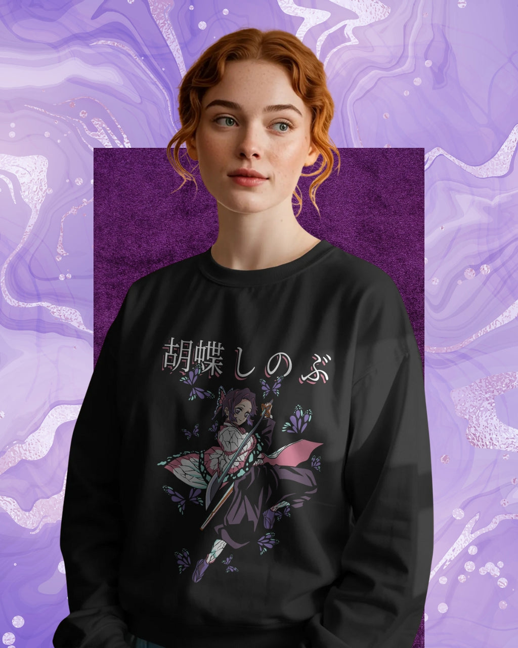 Shinobu Kocho Hashira Women Premium Sweatshirt
