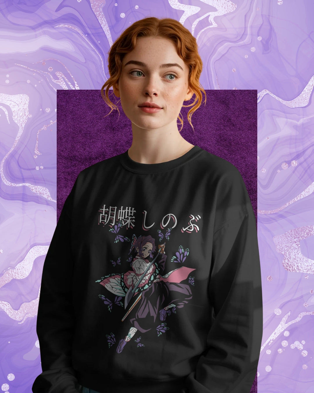 Shinobu Kocho Hashira Women Premium Sweatshirt