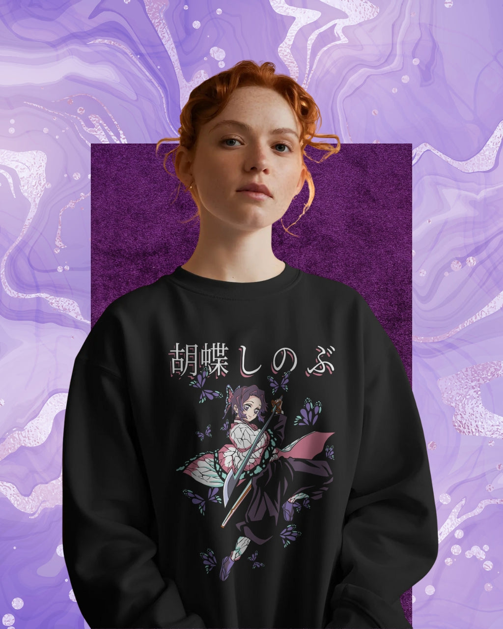 Shinobu Kocho Hashira Women Premium Sweatshirt
