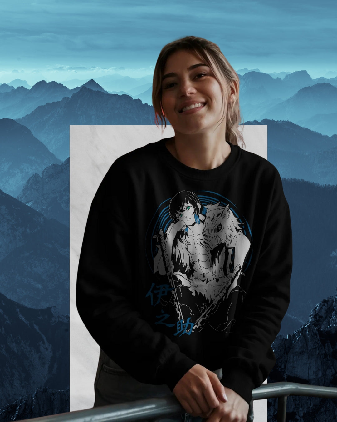 Inosuke Women Premium Sweatshirt