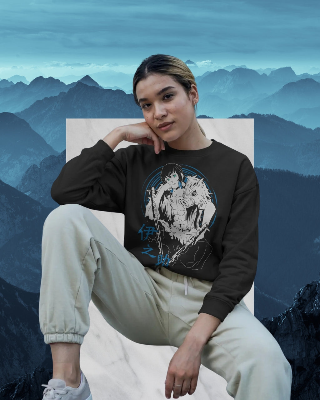 Inosuke Women Premium Sweatshirt