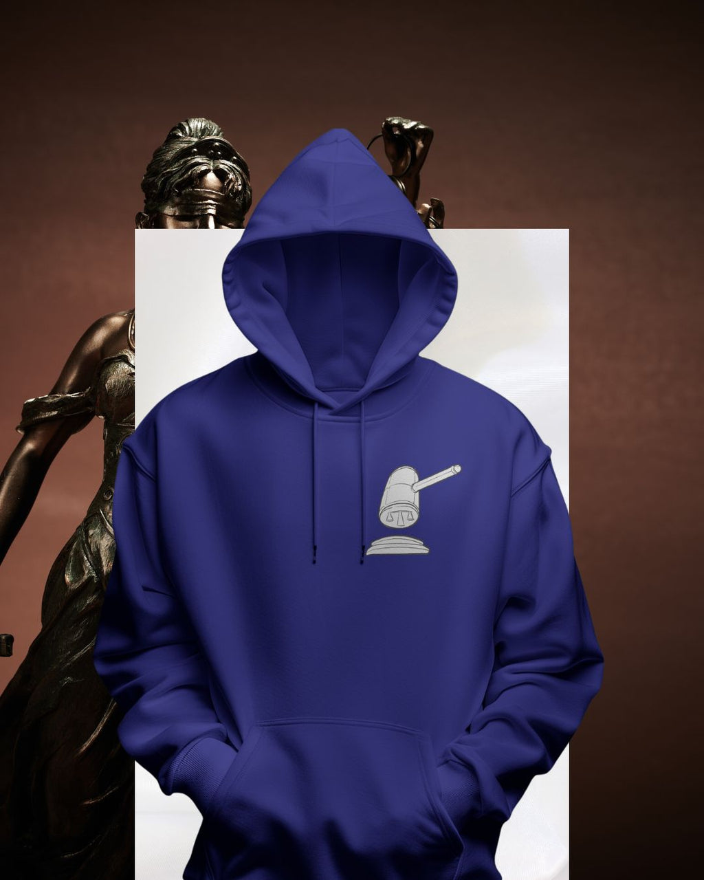 Law Justice Men Premium Hoodie