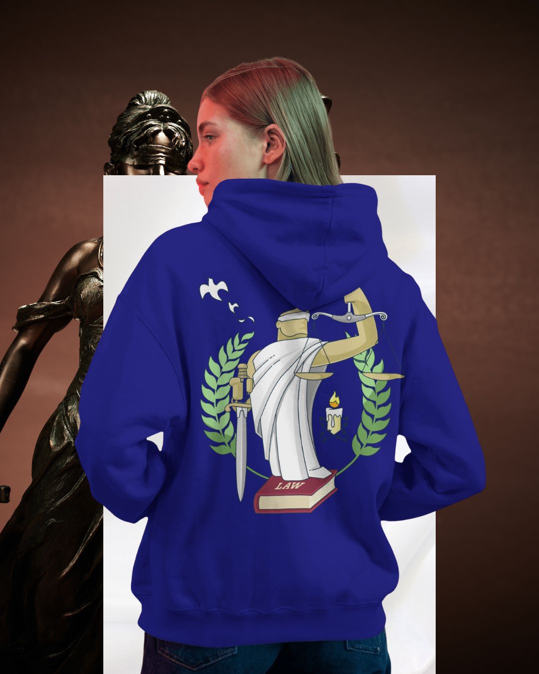 Law Justice Women Premium Hoodie