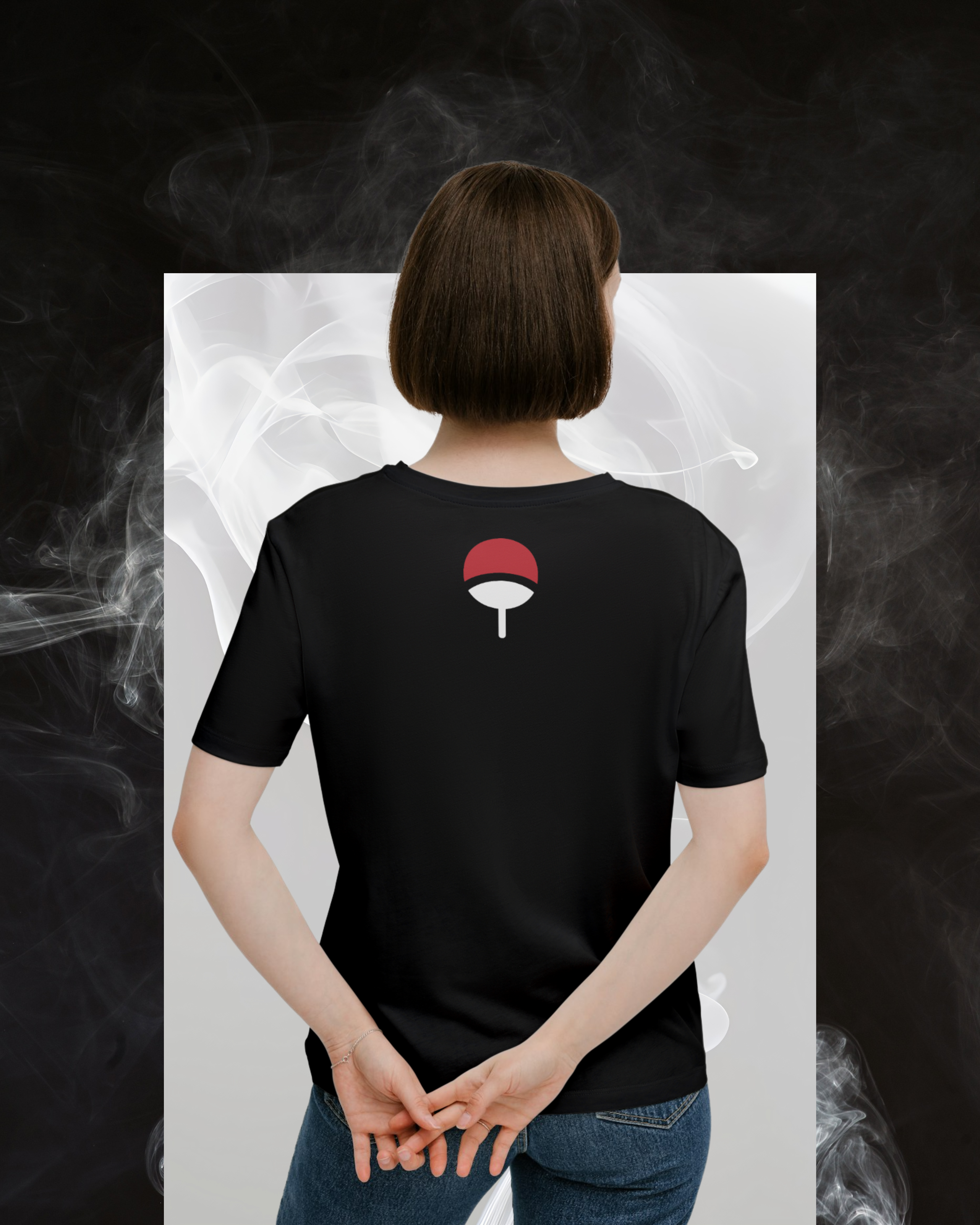 Madara oversized printed T-shirt featuring Uchiha Madara from Naruto anime – stylish unisex anime streetwear for fans