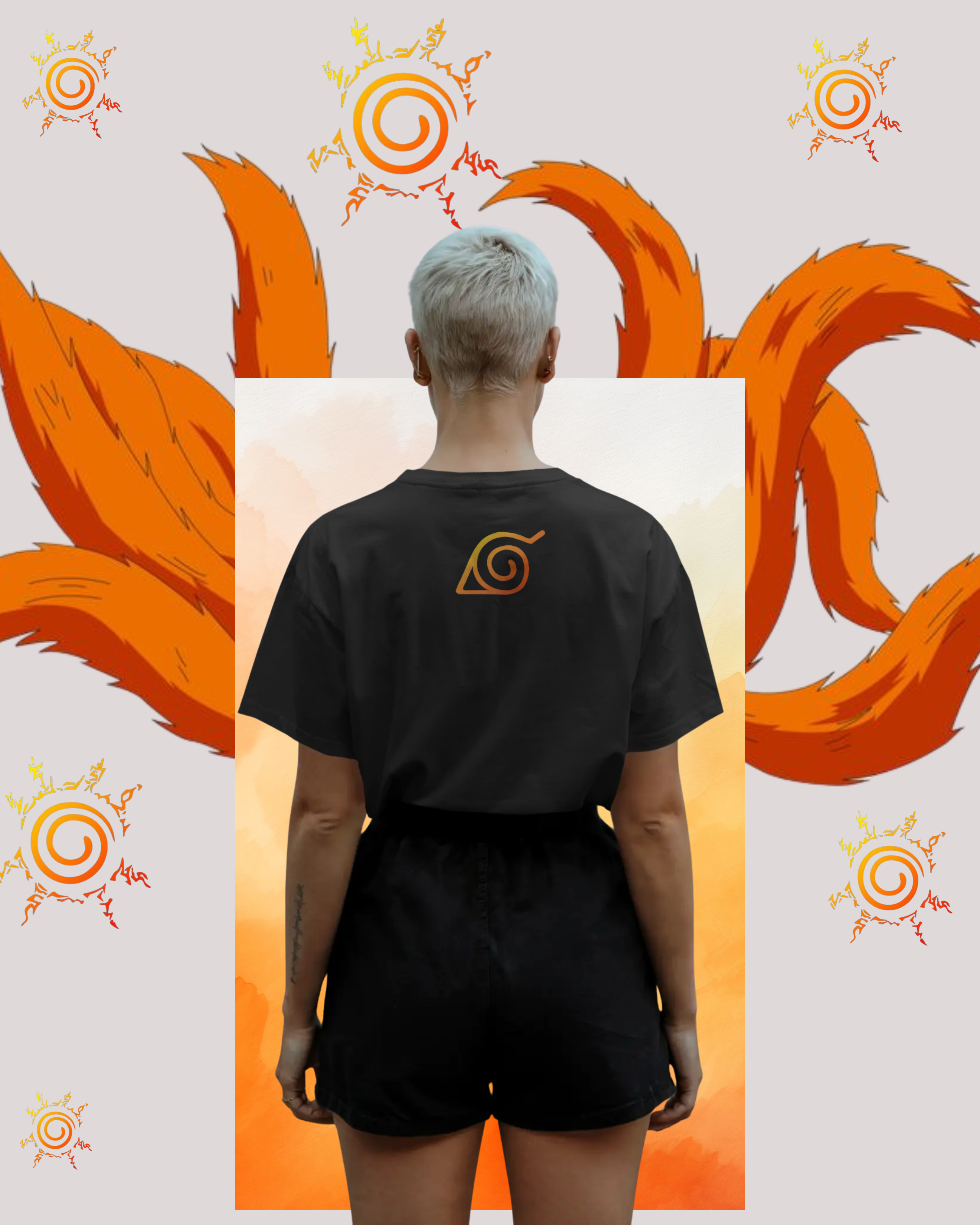 Naruto Uzumaki oversized printed T-shirt – anime streetwear for men and women