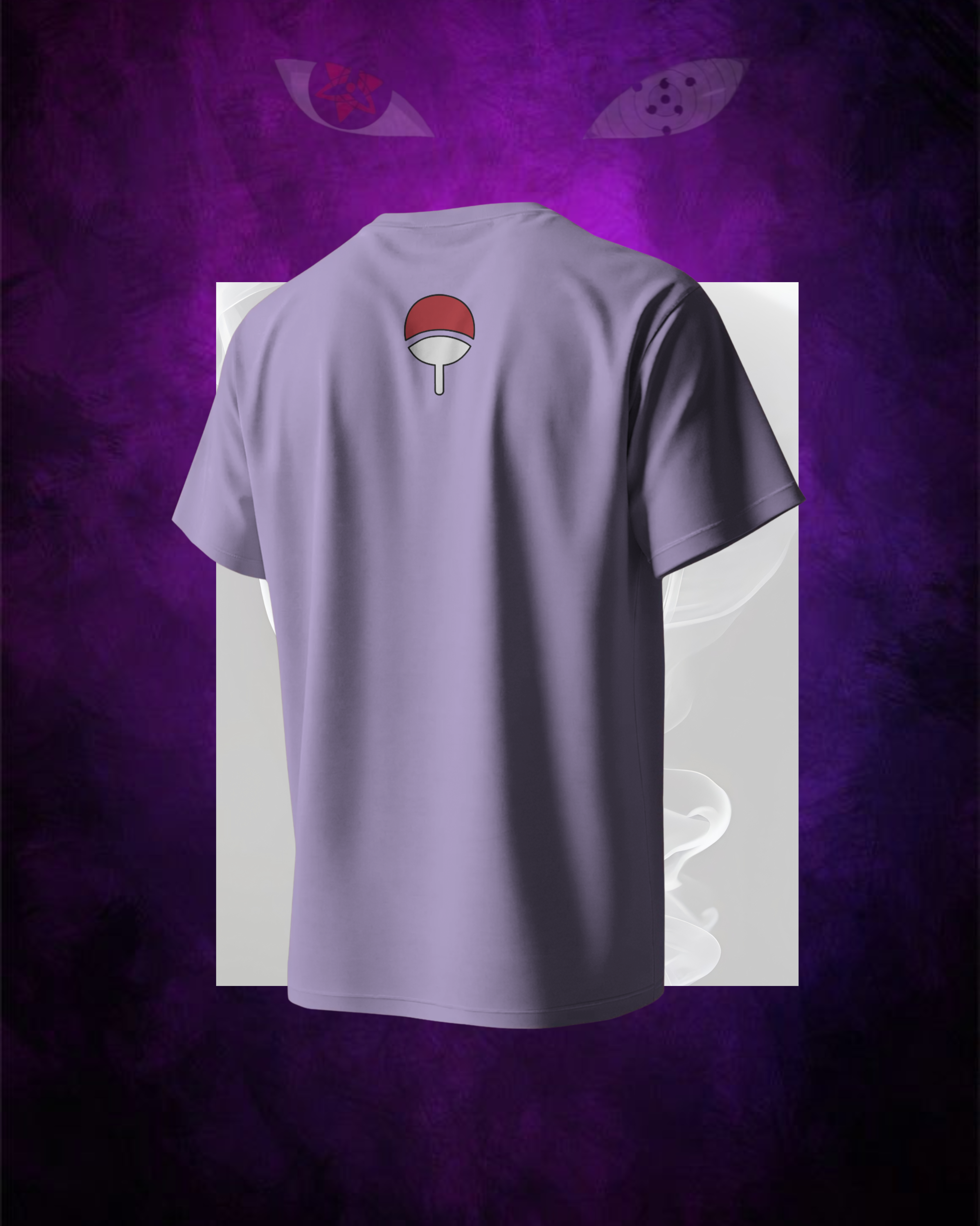 Sasuke Uchiha printed T-shirt – Naruto anime apparel for men and women