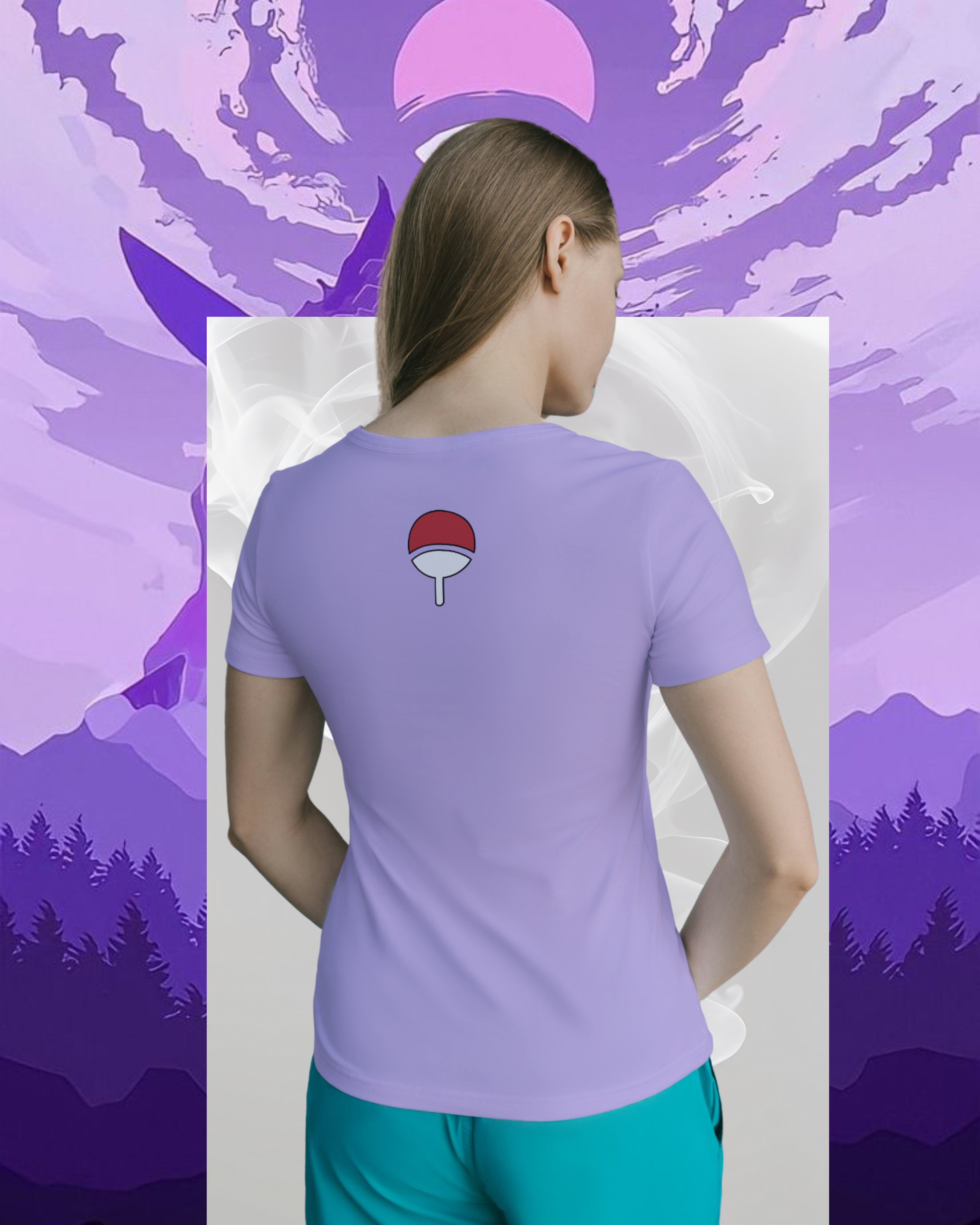 Sasuke Uchiha printed T-shirt – Naruto anime apparel for men and women