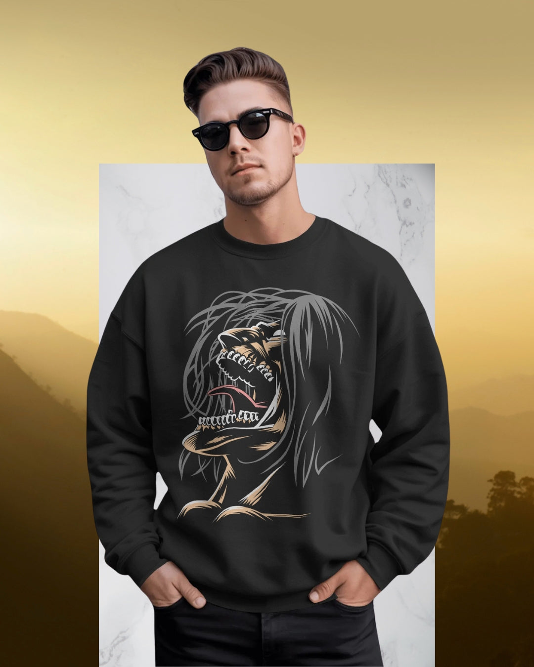 Attack On Titan Men Premium Sweatshirt