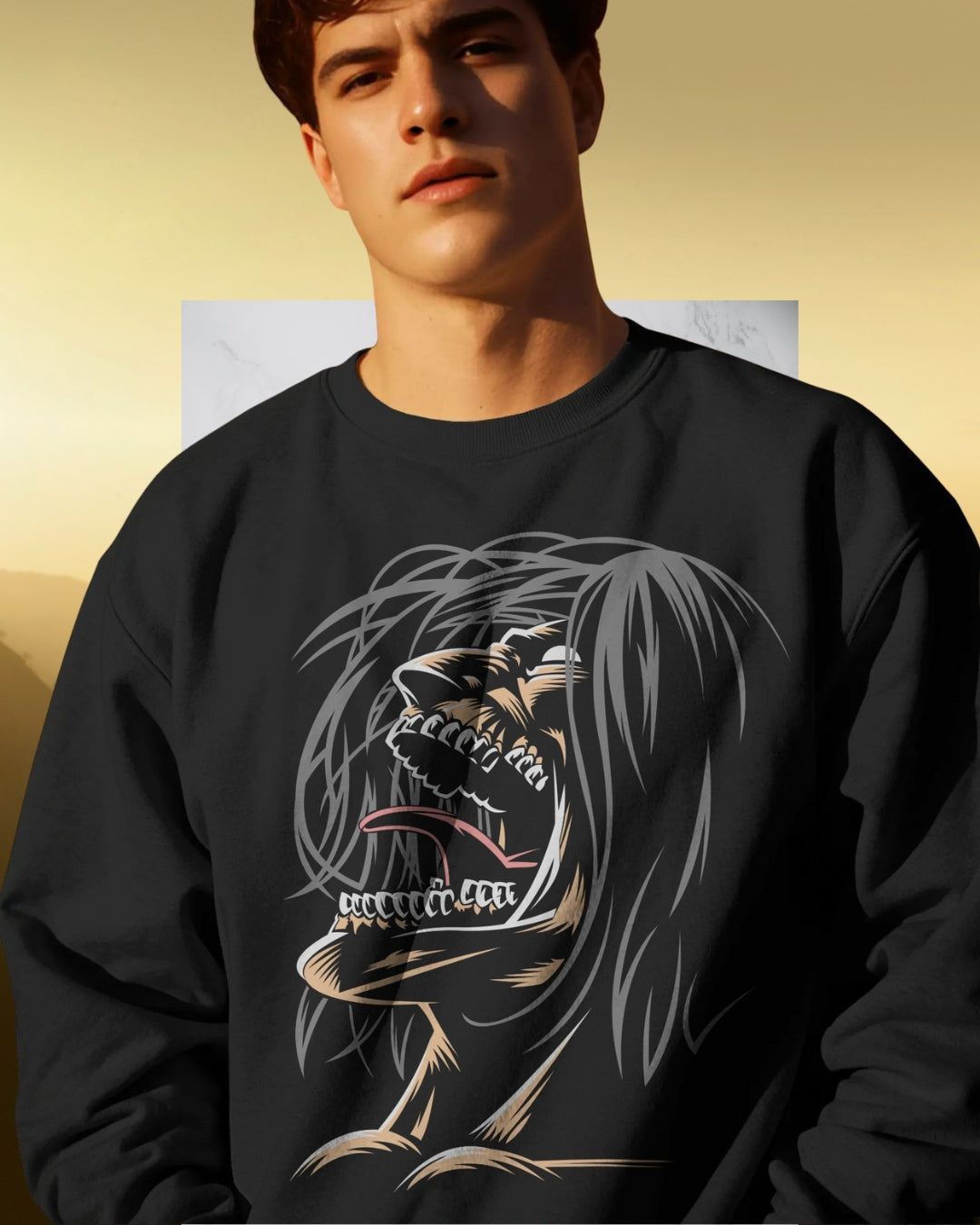 Attack On Titan Men Premium Sweatshirt
