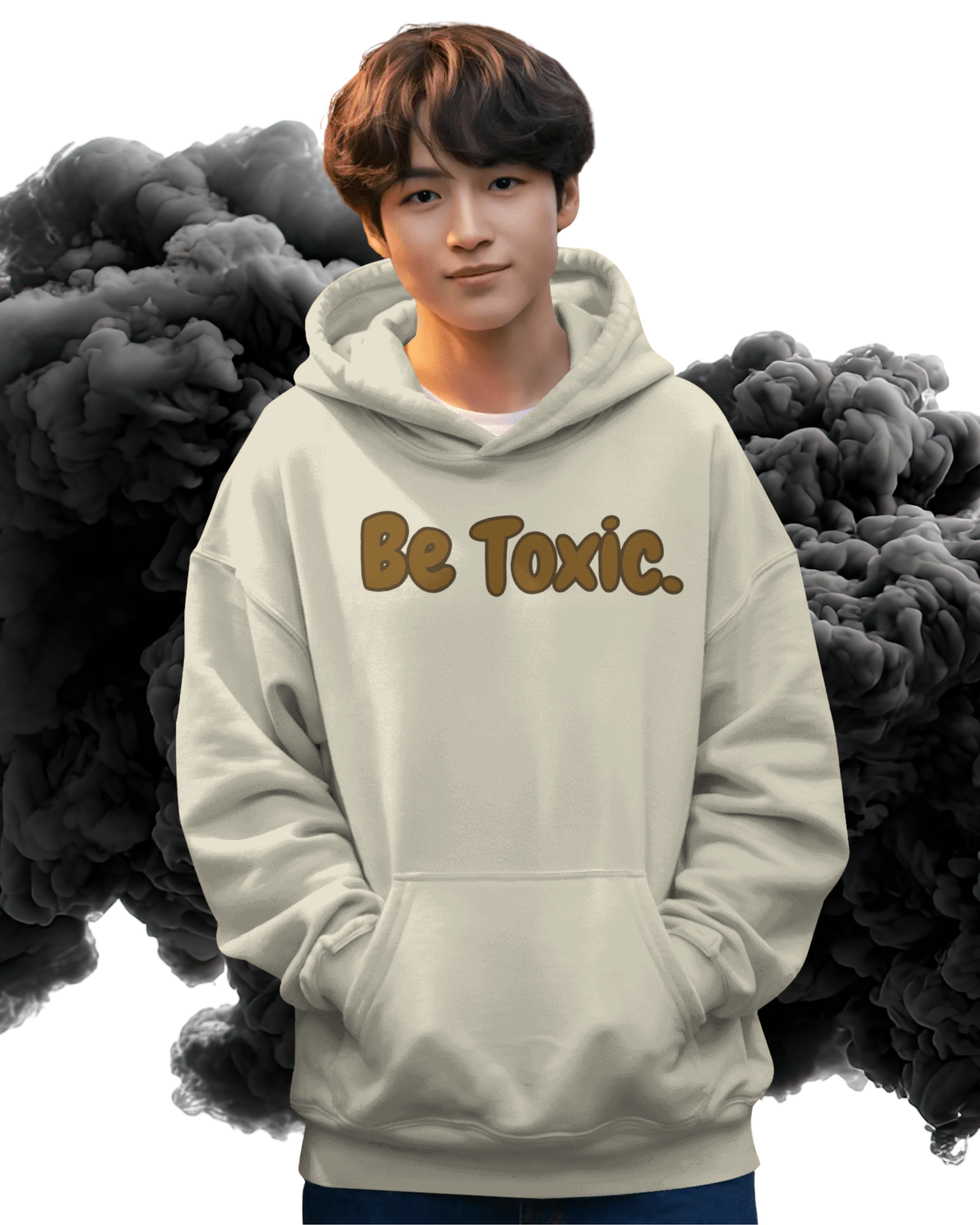 Be Toxic Men Premium Hoodie