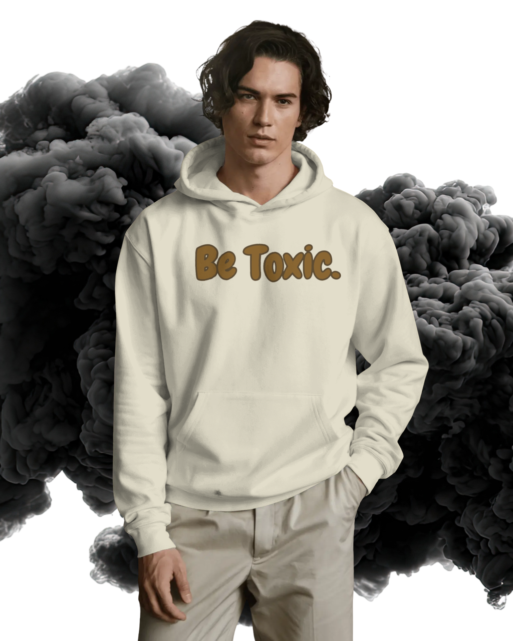 Be Toxic Men Premium Hoodie