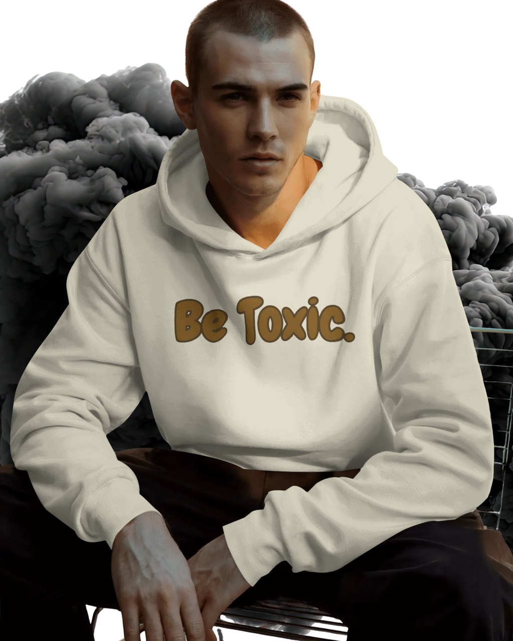 Be Toxic Men Premium Hoodie