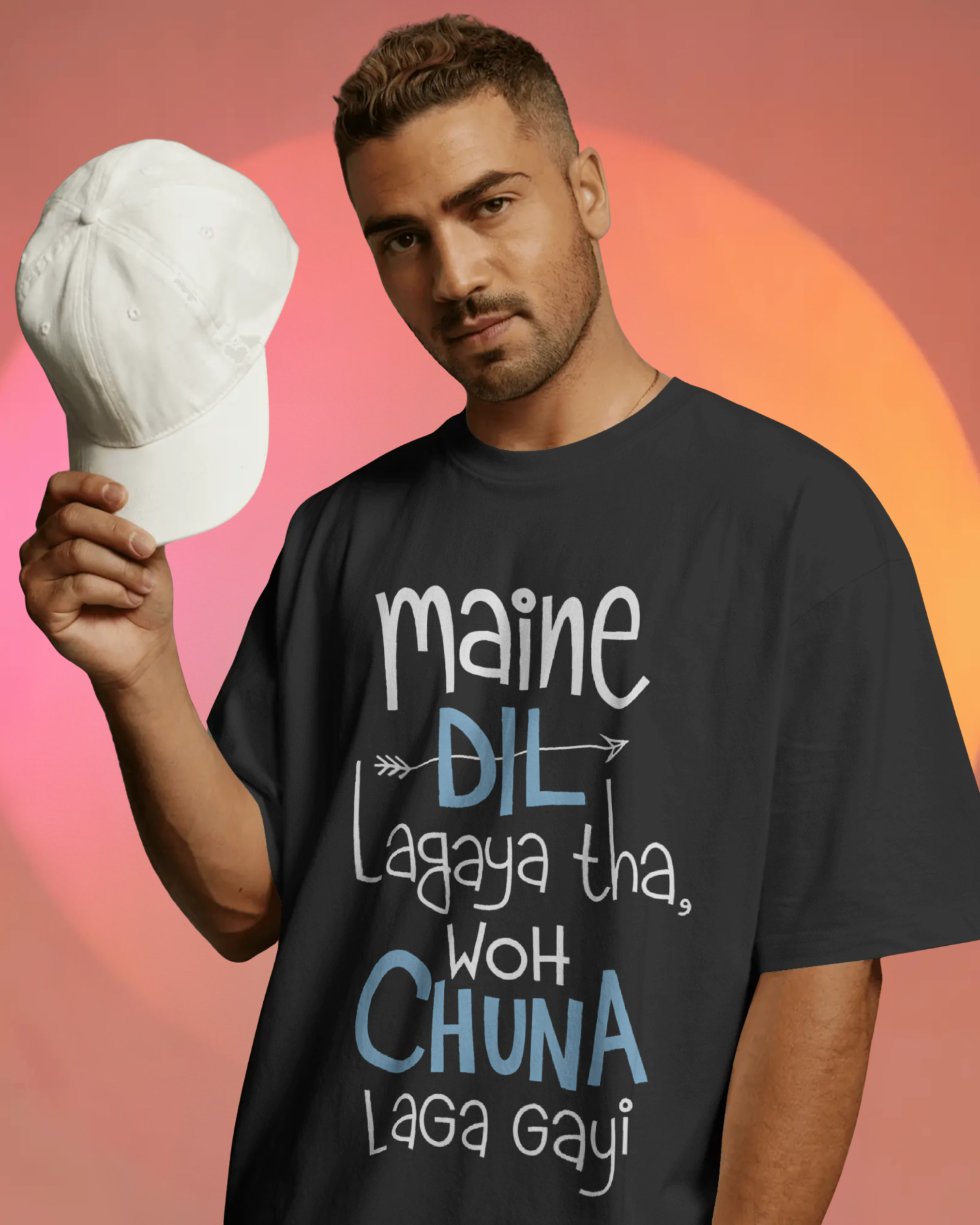 গোকু পুরুষদের ওভারসাইজড টি-শার্ট