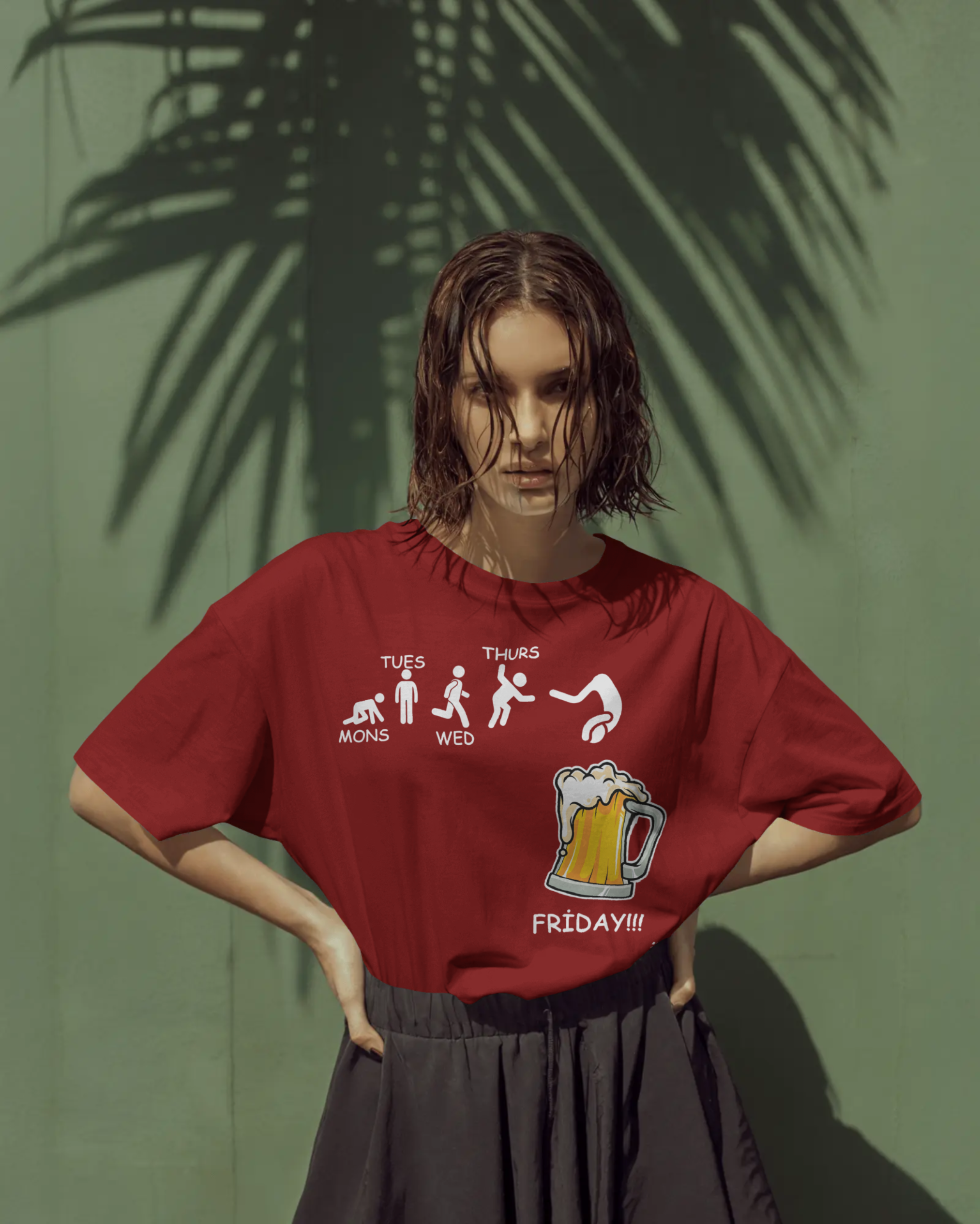 গোকু পুরুষদের ওভারসাইজড টি-শার্ট