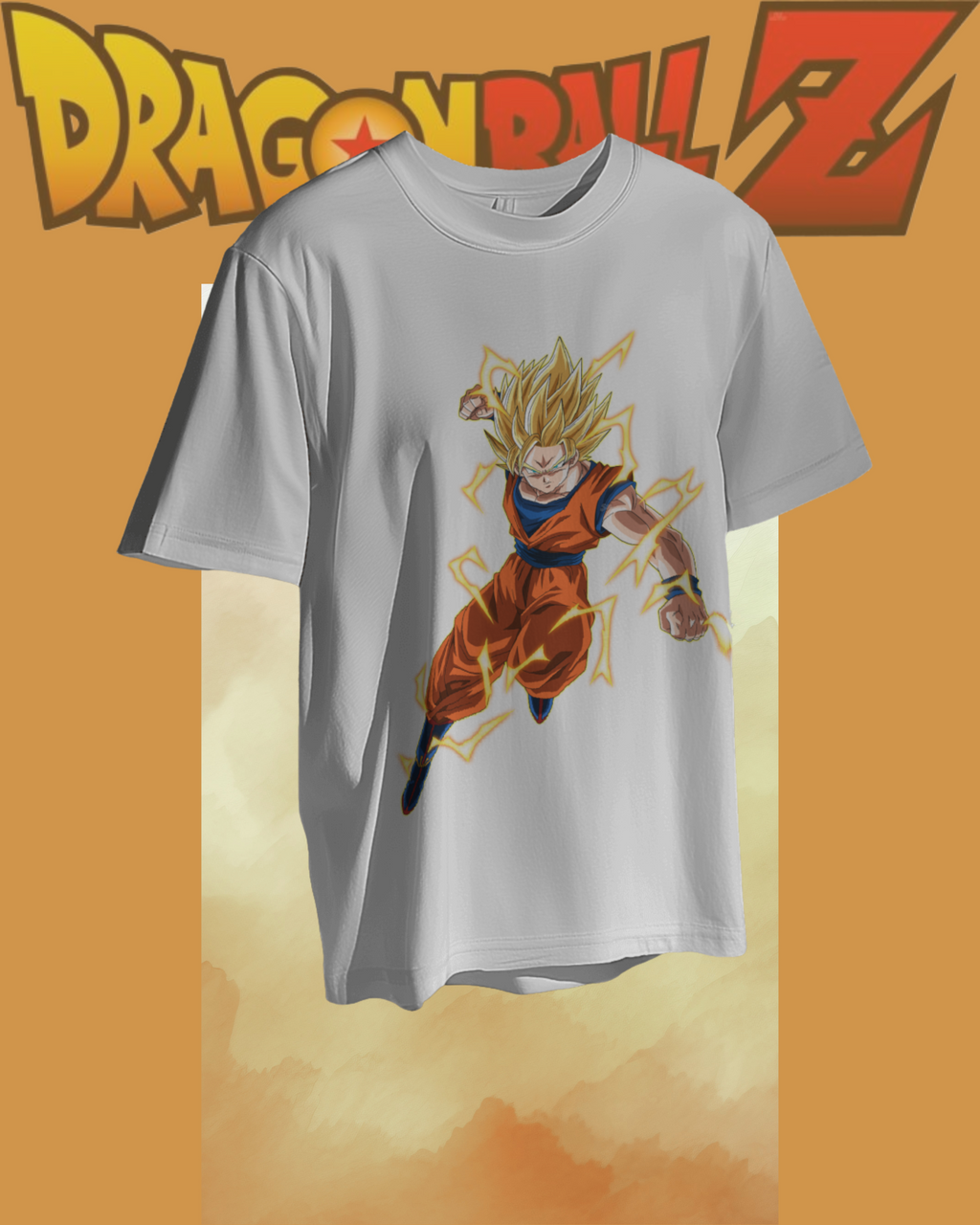Goku Super Saiyan T-shirt – bold anime print for streetwear fashion