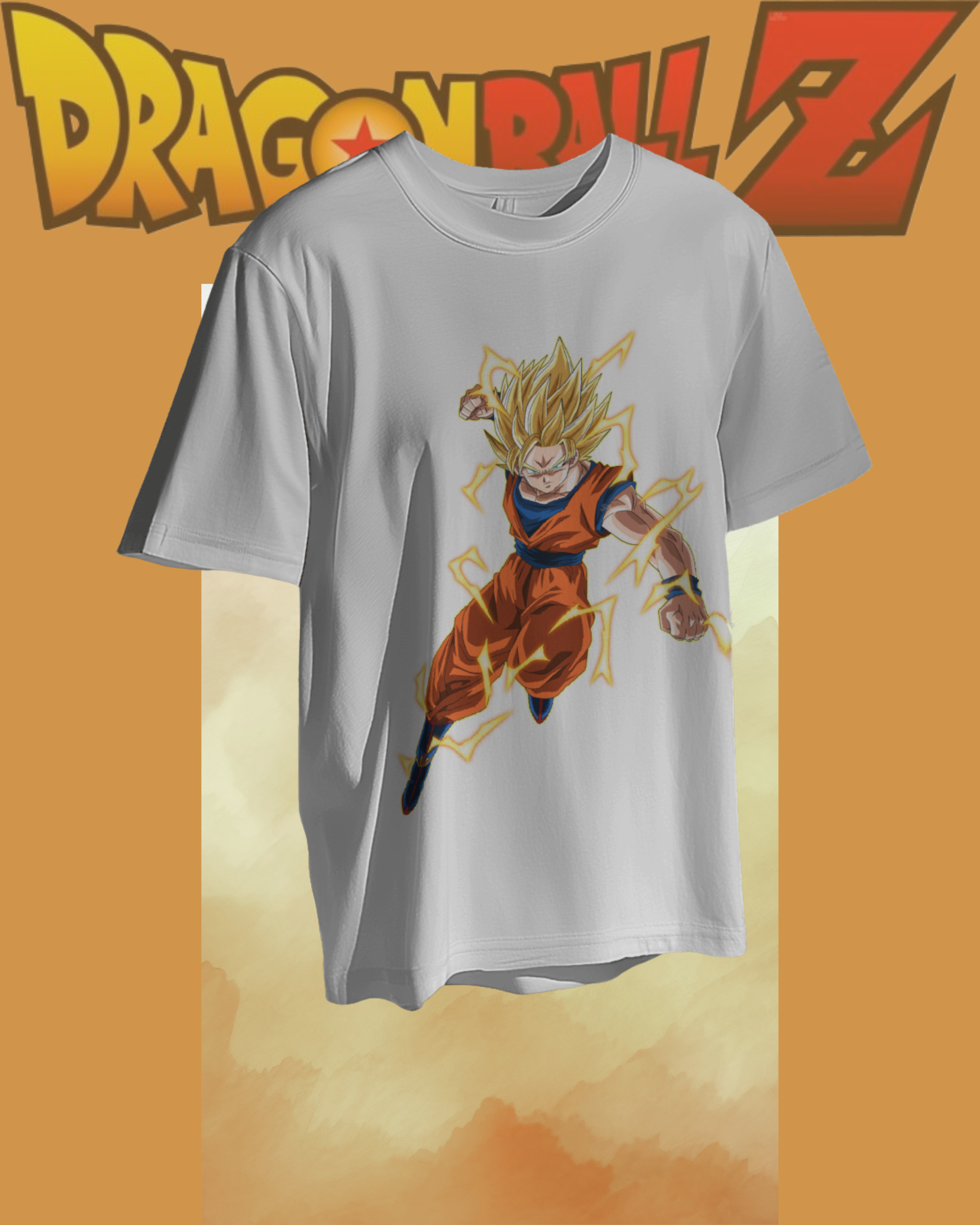 Goku Super Saiyan T-shirt – bold anime print for streetwear fashion