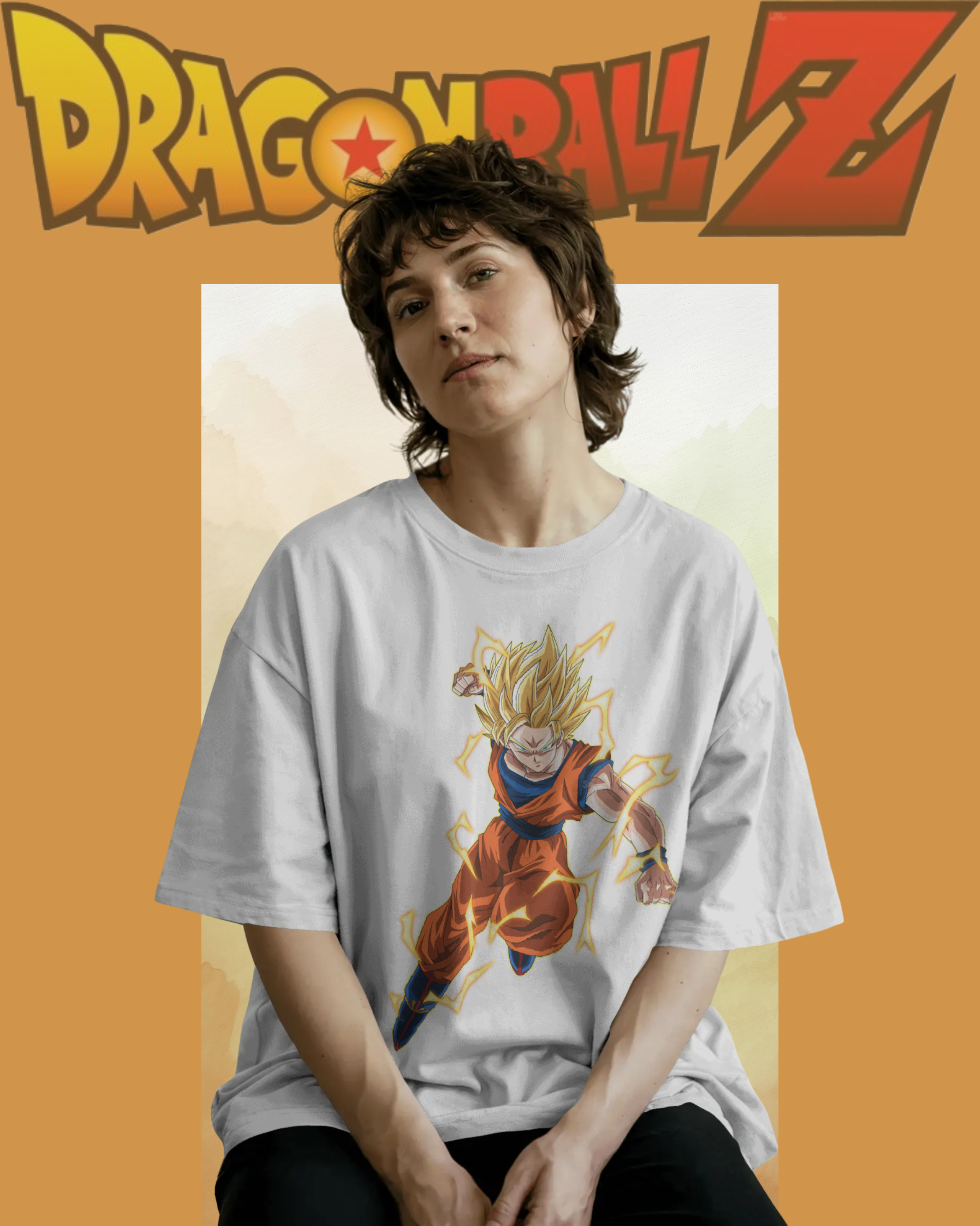 Goku Super Saiyan T-shirt – bold anime print for streetwear fashion