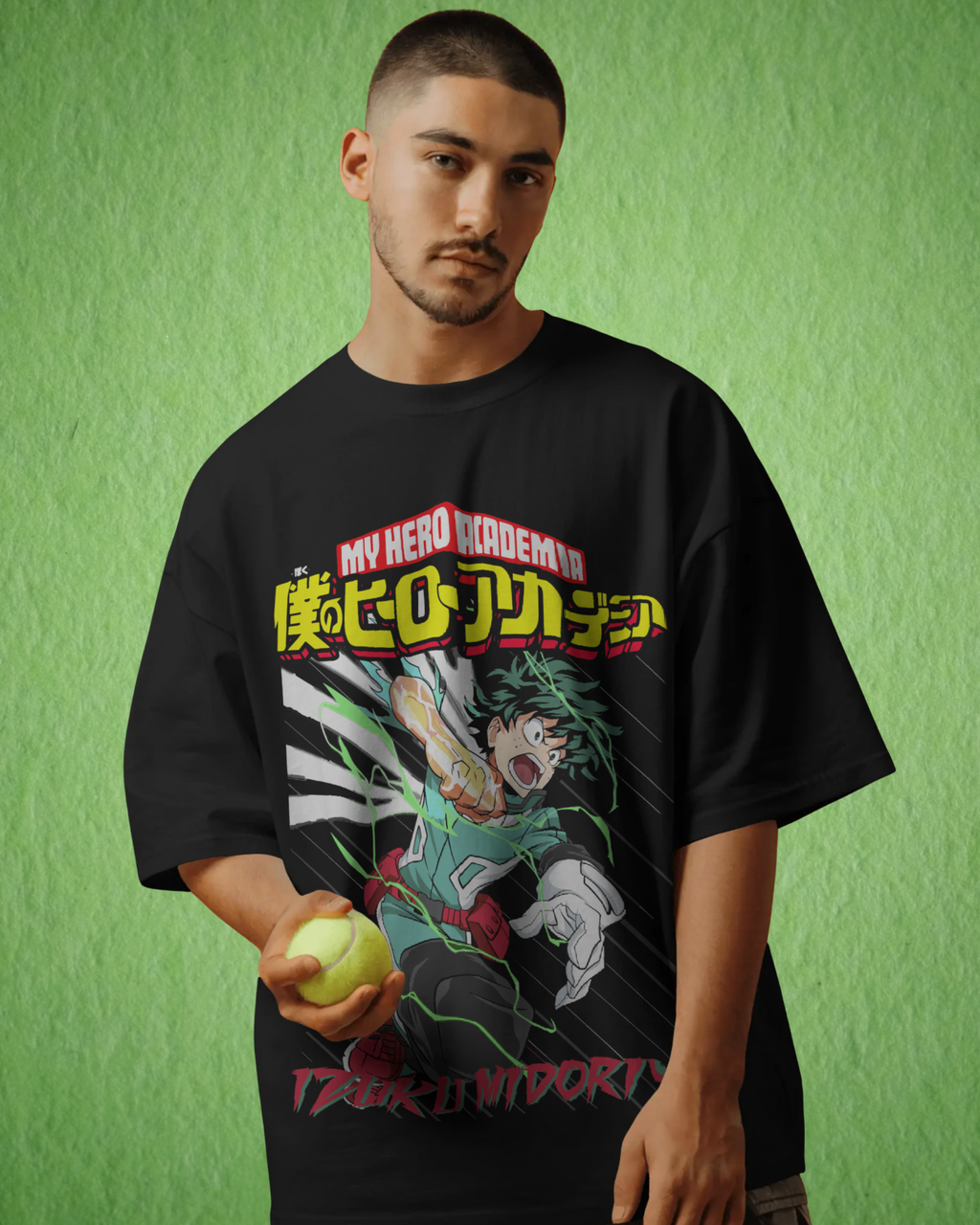 Izuku Midoriya Men Oversized T-Shirt