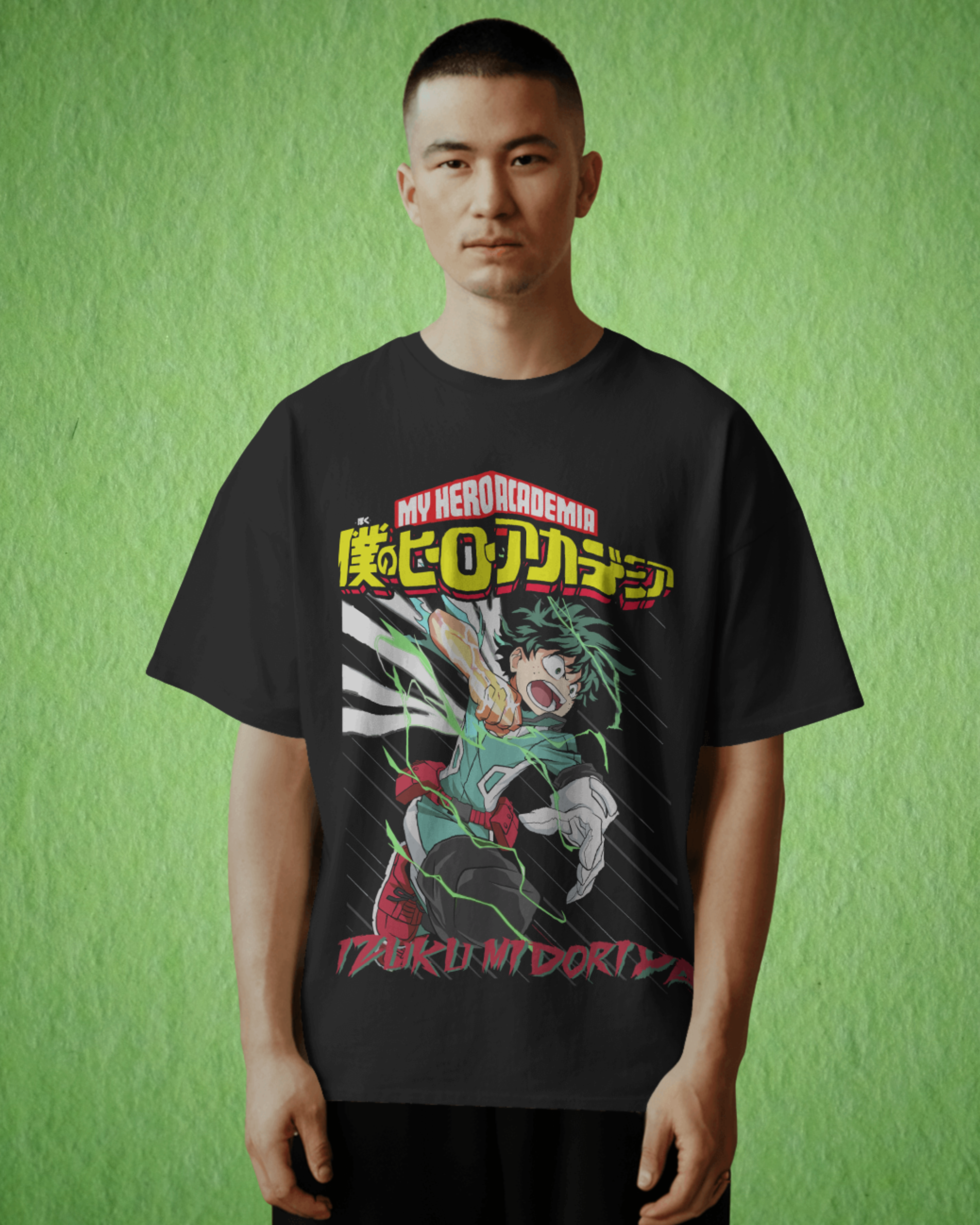 Izuku Midoriya Men Oversized T-Shirt