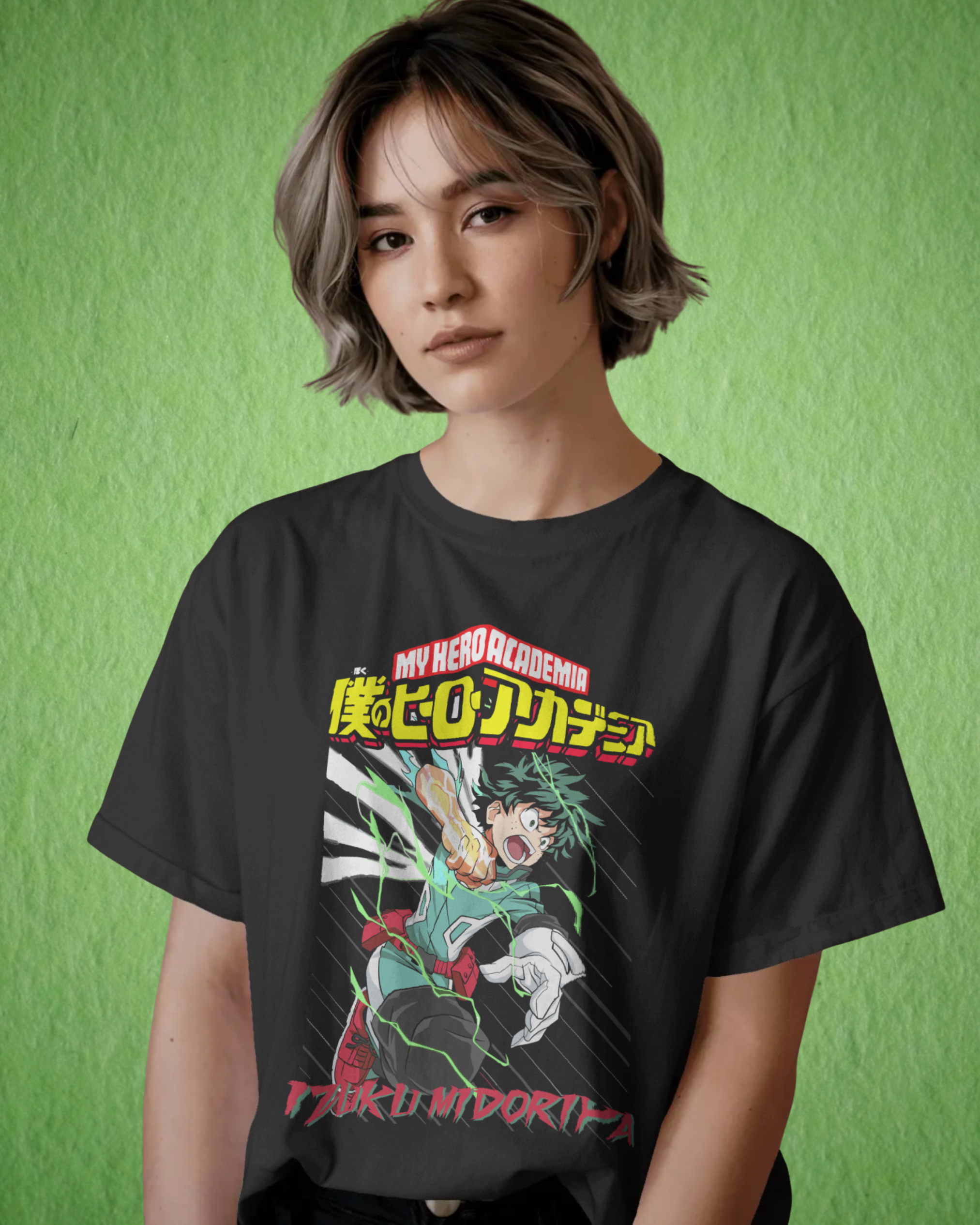 Izuku Midoriya Women Oversized T-Shirt
