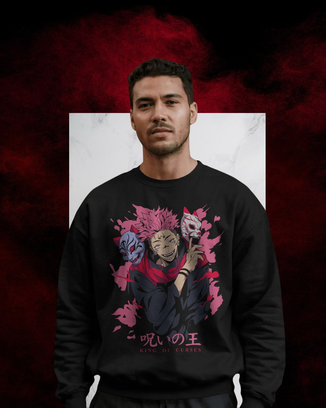 Sukuna JJK Men Premium Sweatshirt