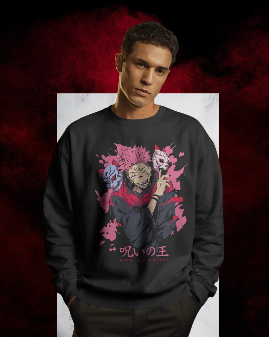 Sukuna JJK Men Premium Sweatshirt