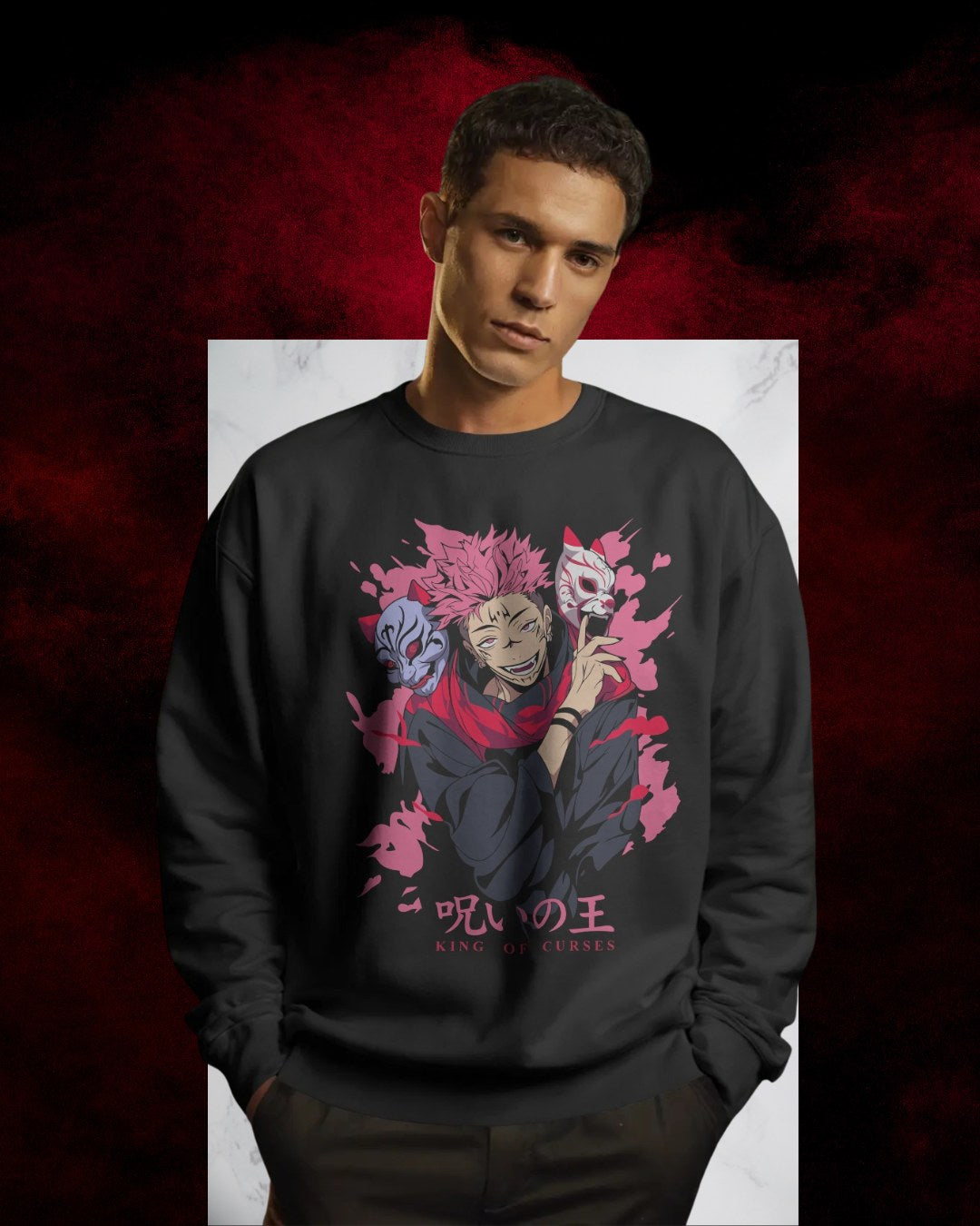 Sukuna JJK Men Premium Sweatshirt