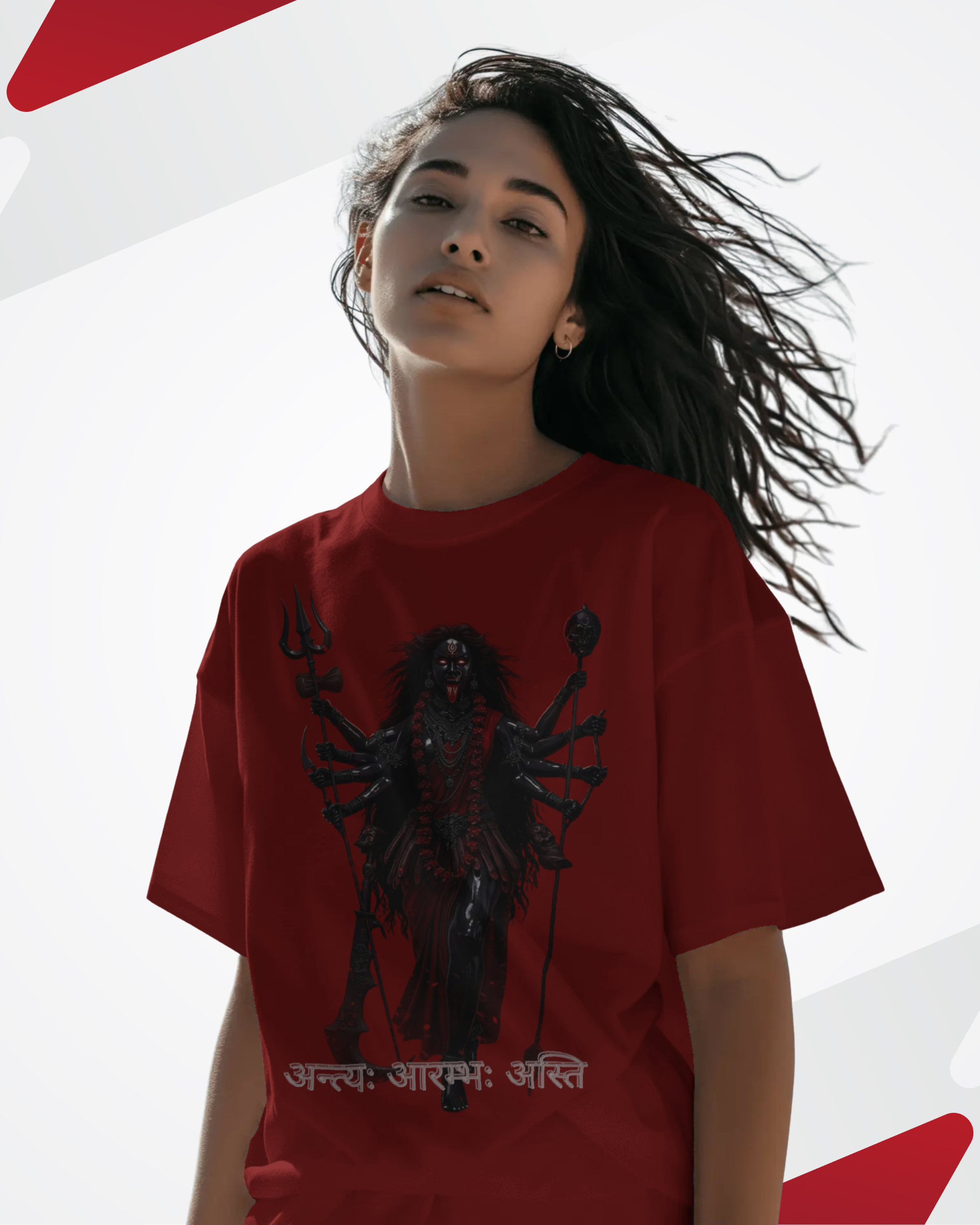 গোকু মহিলাদের ওভারসাইজড টি-শার্ট