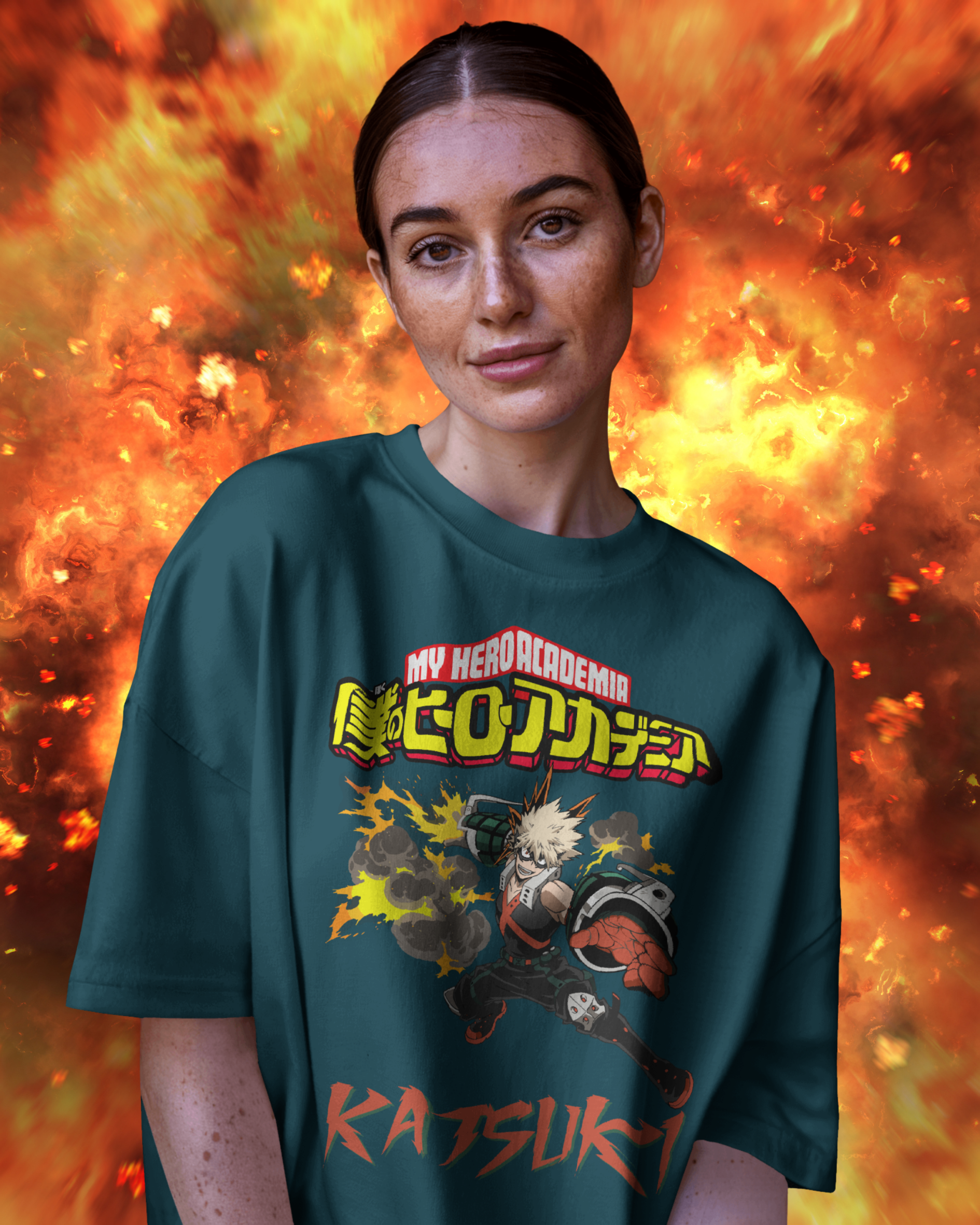 Katsuki Women Oversized T-Shirt