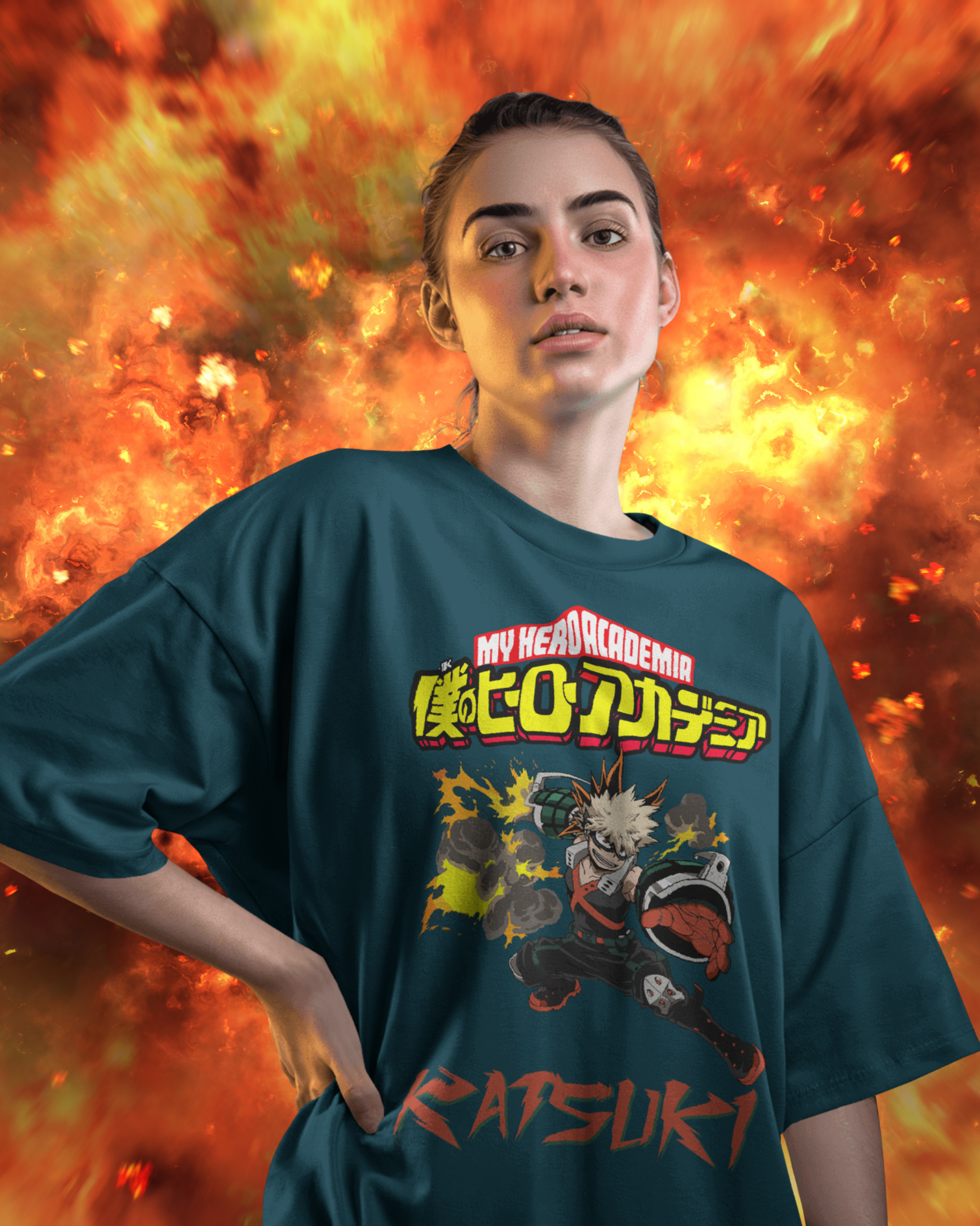 Katsuki Women Oversized T-Shirt