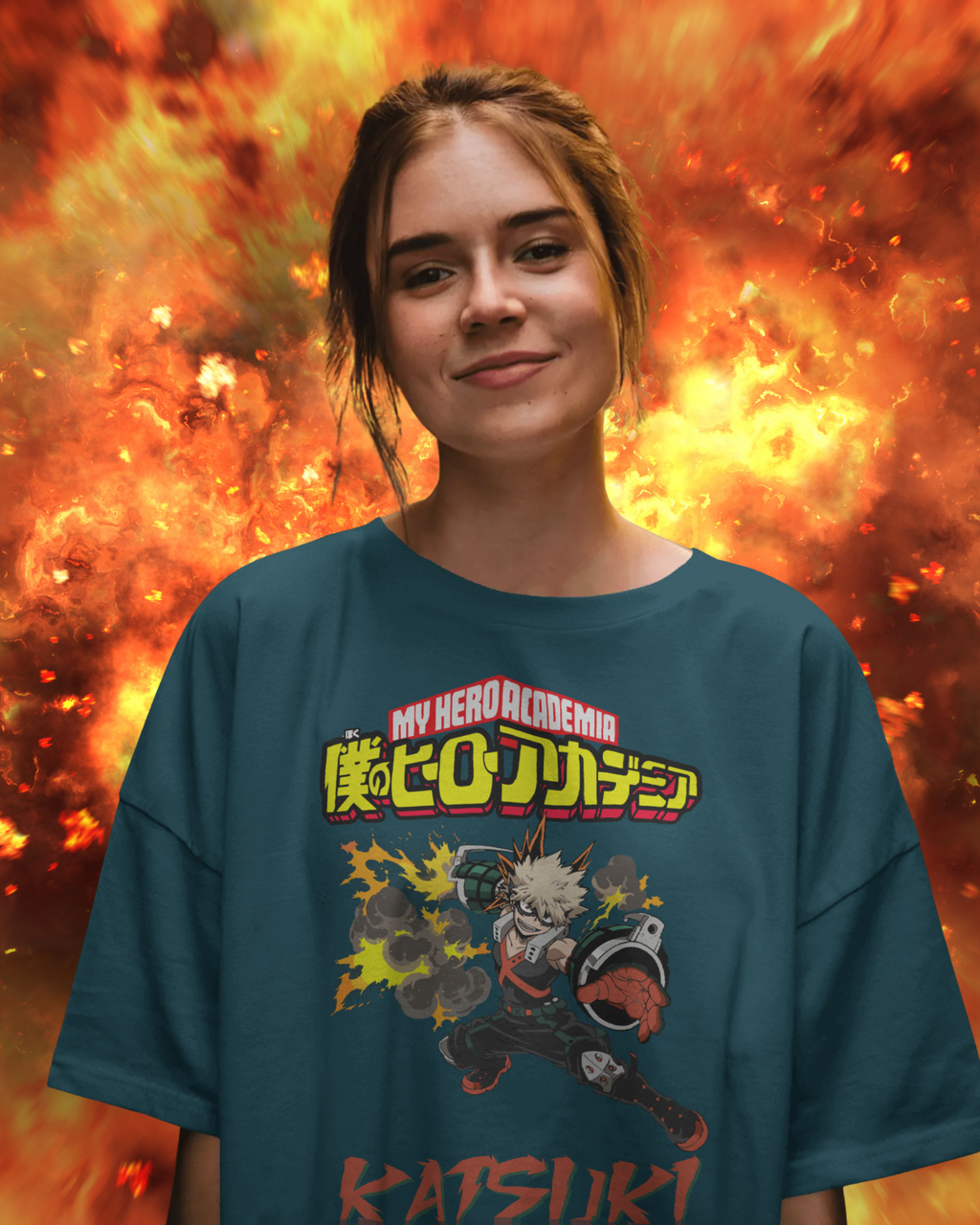 Katsuki Women Oversized T-Shirt
