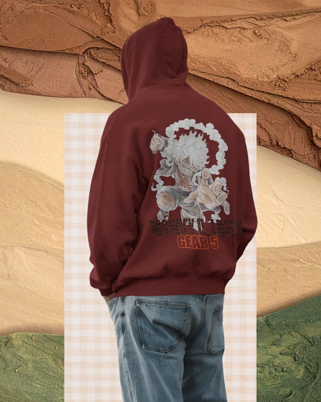 Luffy Gear 5 Men Premium Hoodie