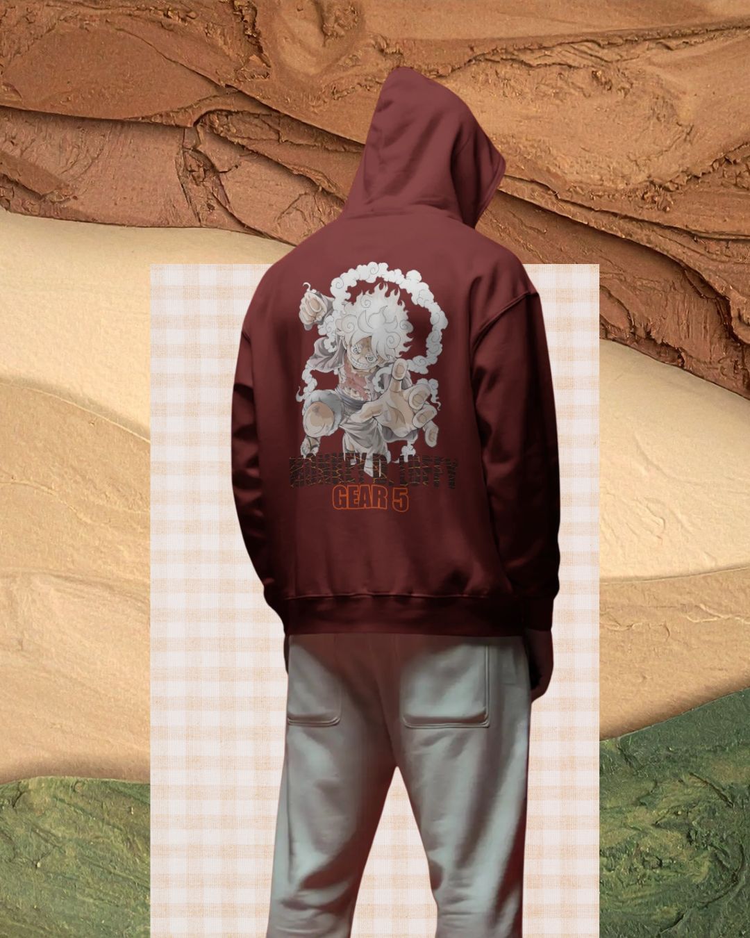 Luffy Gear 5 Men Premium Hoodie