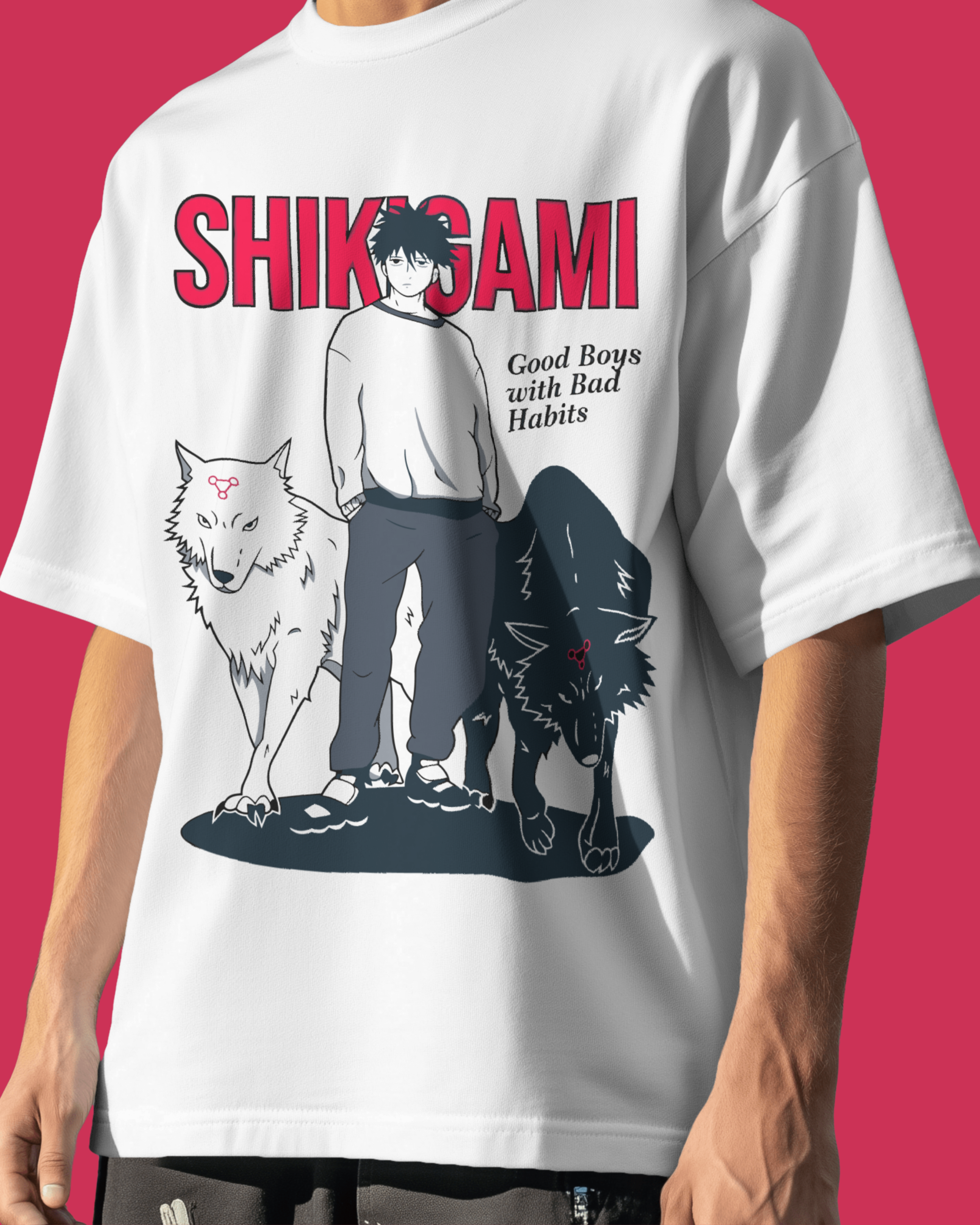 Megumi Fushiguro printed T-shirt – Jujutsu Kaisen anime apparel for men and women