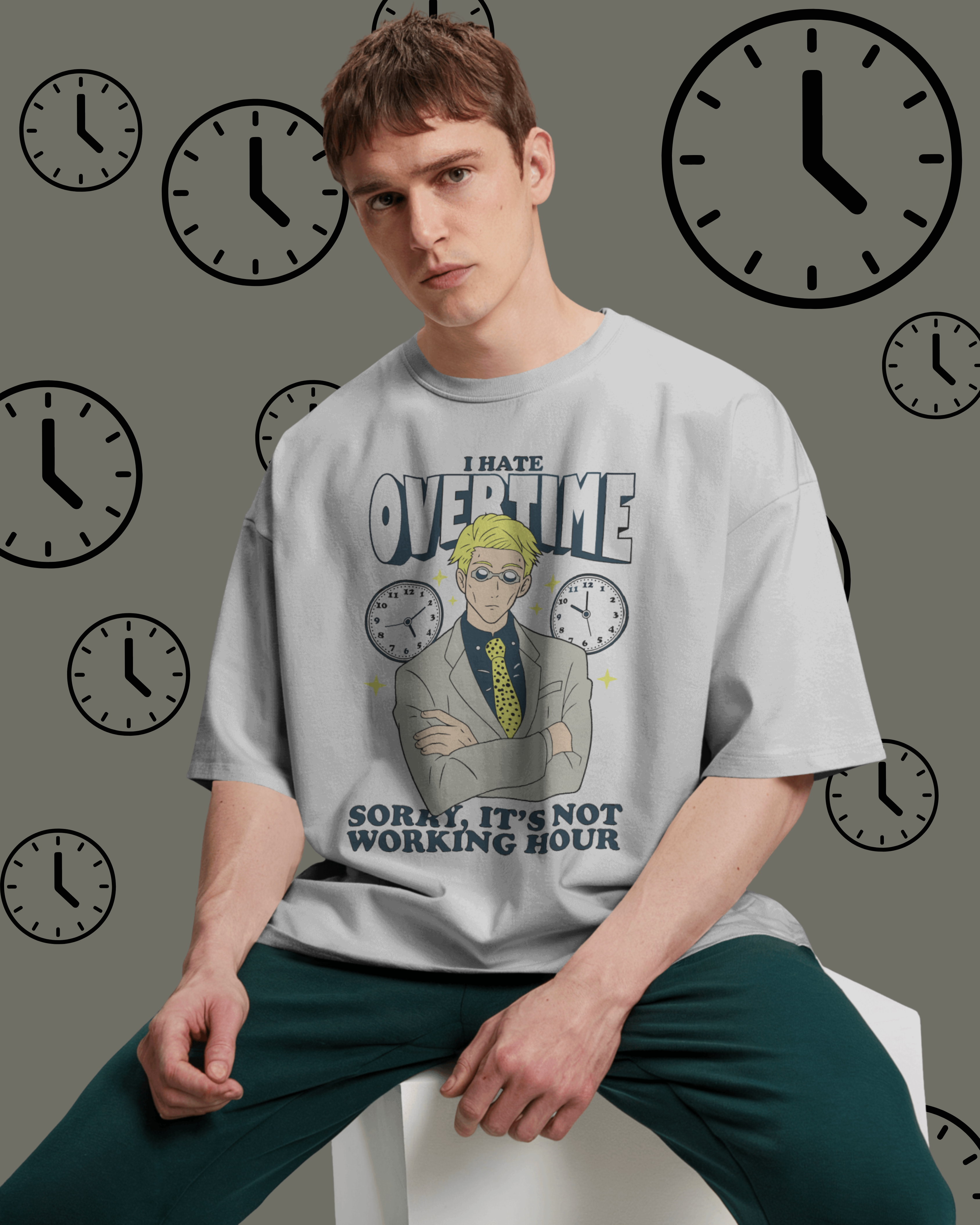 Bold Nanami print T-shirt – stylish Jujutsu Kaisen fan merchandise