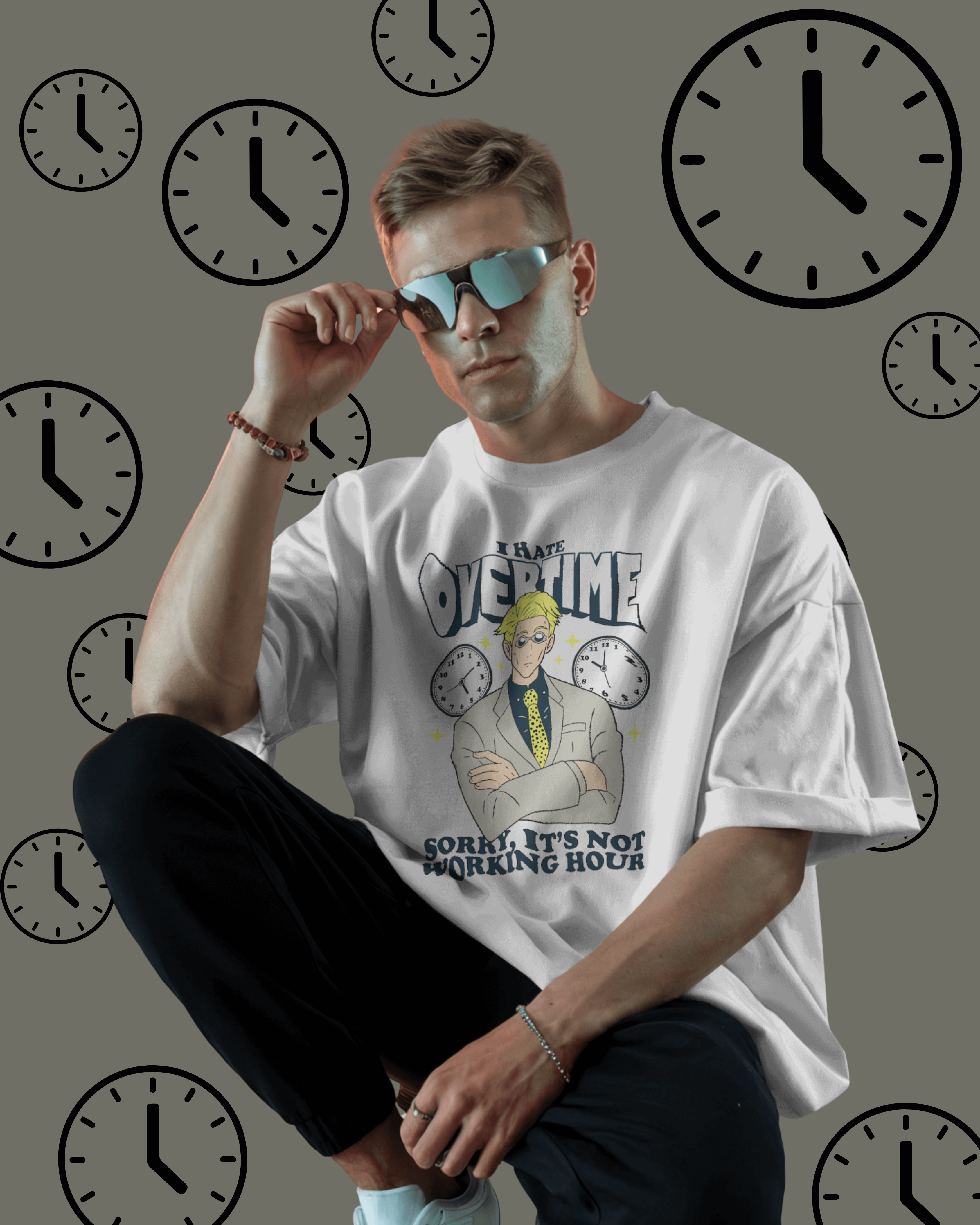 Bold Nanami print T-shirt – stylish Jujutsu Kaisen fan merchandise