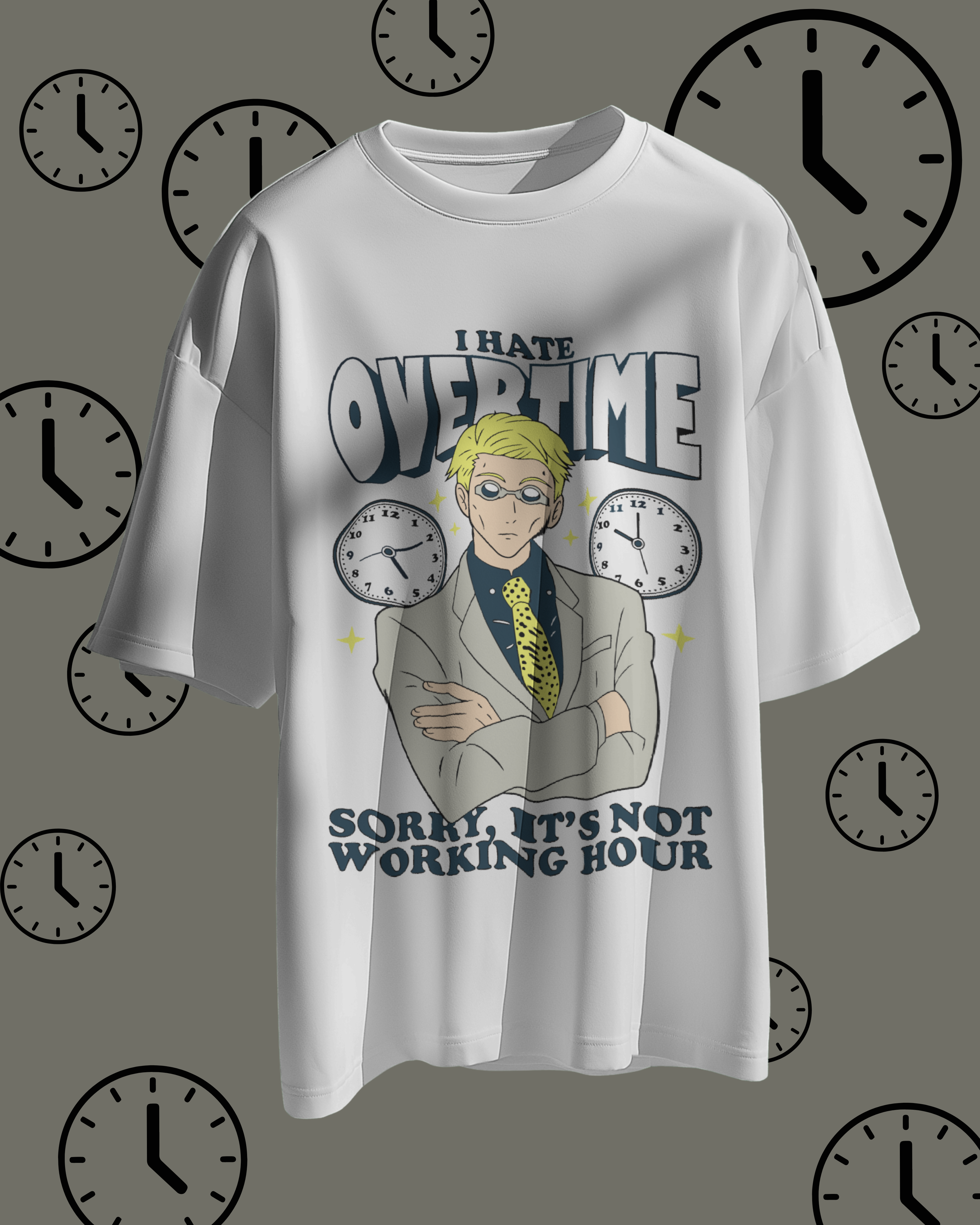 Bold Nanami print T-shirt – stylish Jujutsu Kaisen fan merchandise