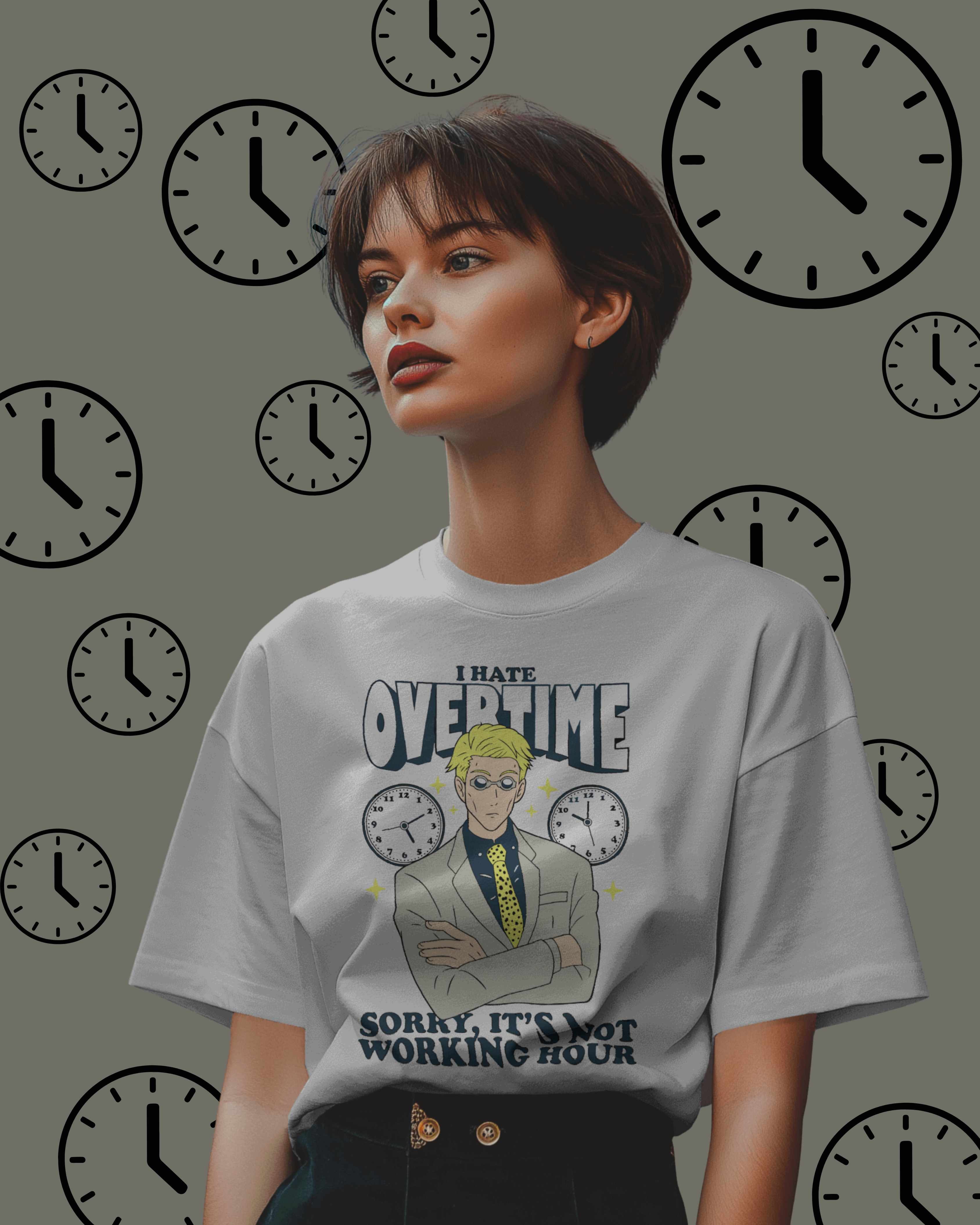 Bold Nanami print T-shirt – stylish Jujutsu Kaisen fan merchandise