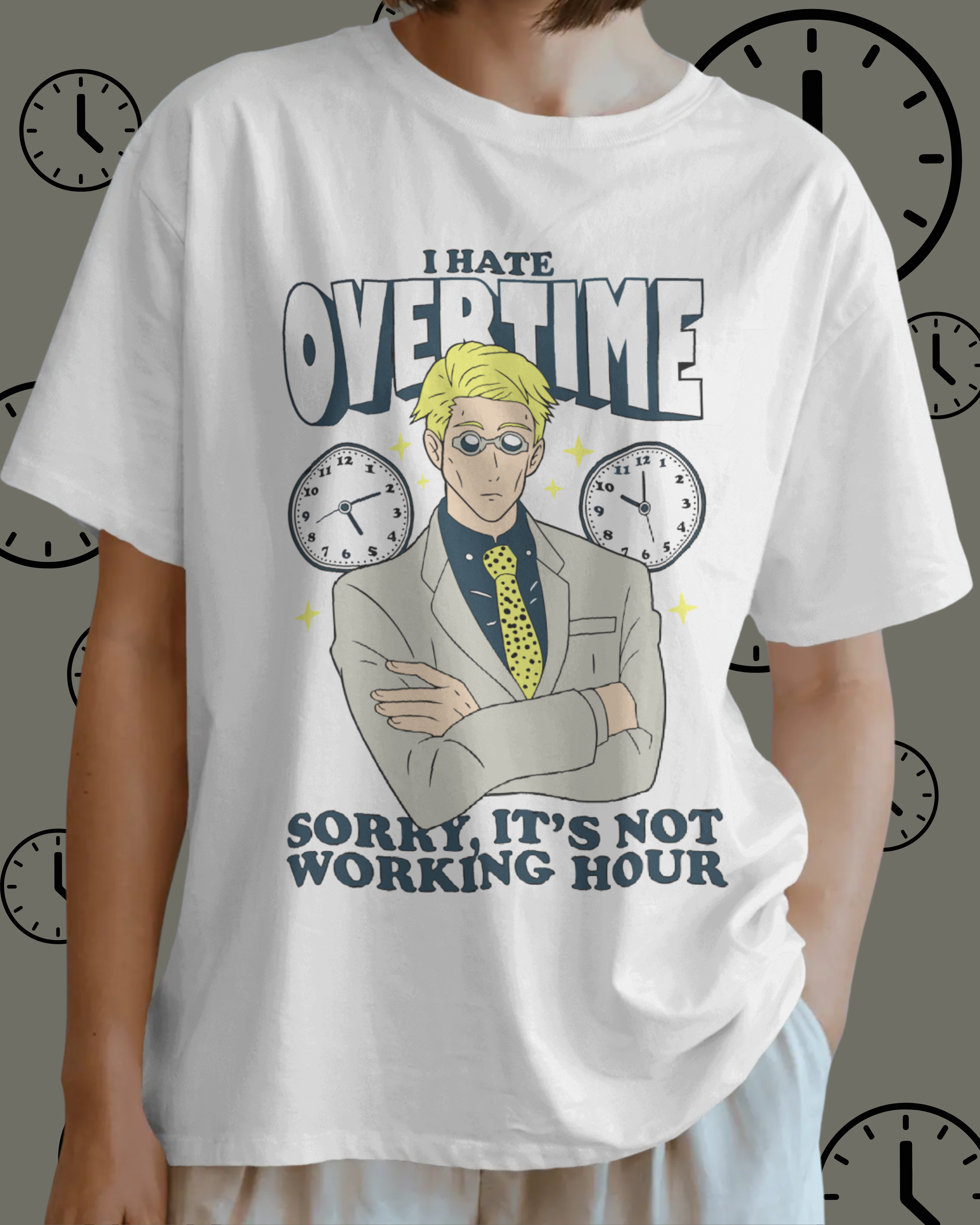 Bold Nanami print T-shirt – stylish Jujutsu Kaisen fan merchandise