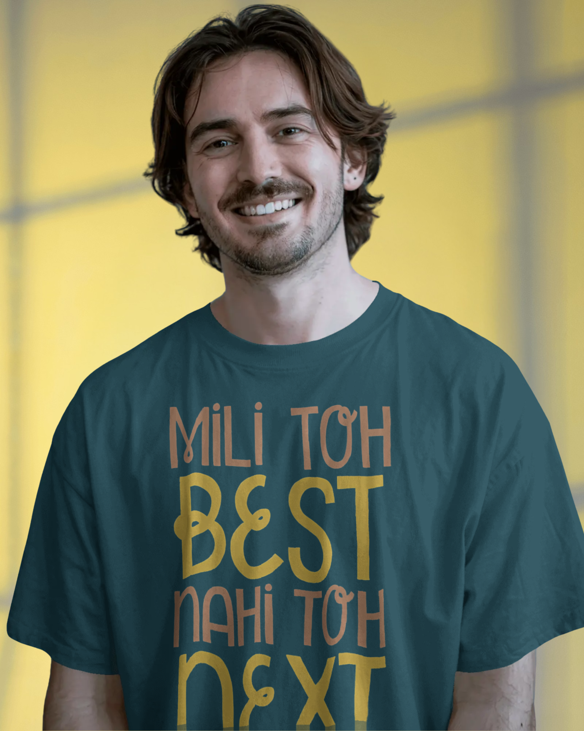 গোকু পুরুষদের ওভারসাইজড টি-শার্ট