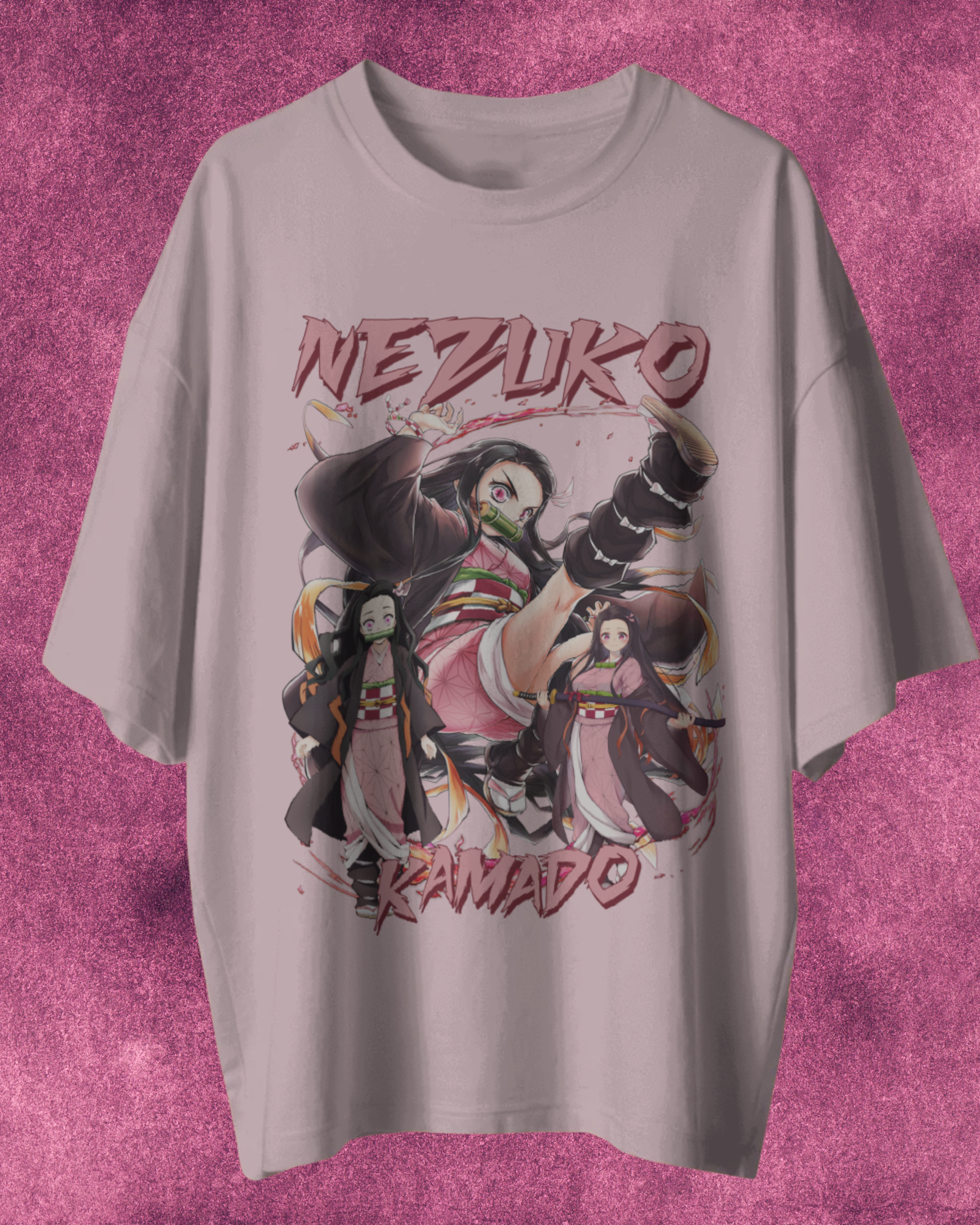Nezuko Demon Slayer Oversized T-shirt