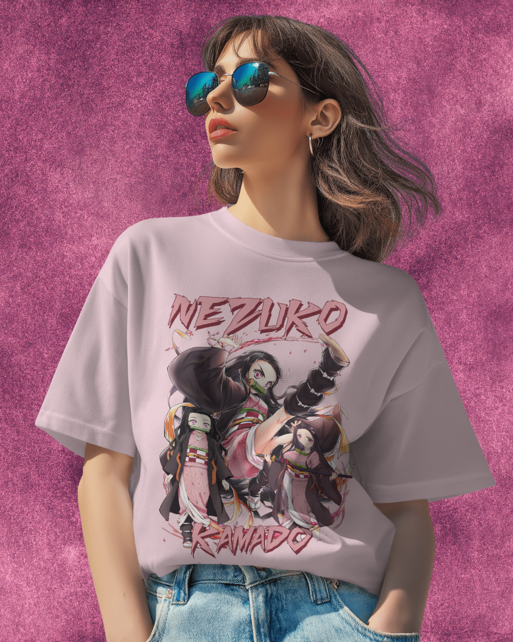 Nezuko Demon Slayer Oversized T-shirt