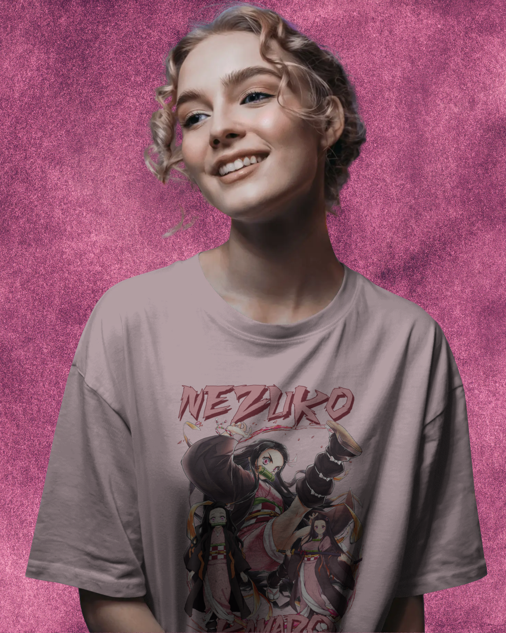 Nezuko Demon Slayer Oversized T-shirt