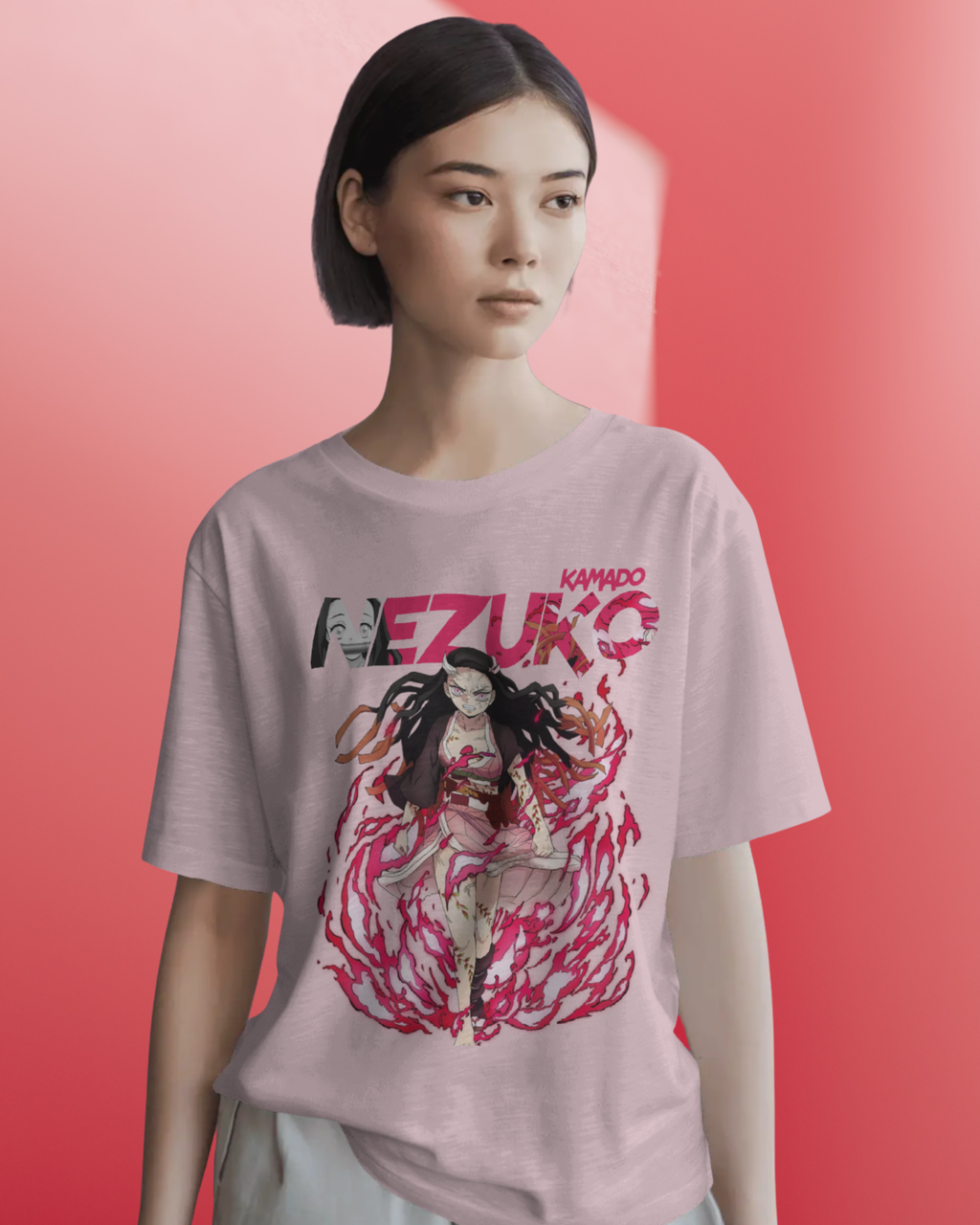 Nezuko Demon Slayer Oversized T-shirt