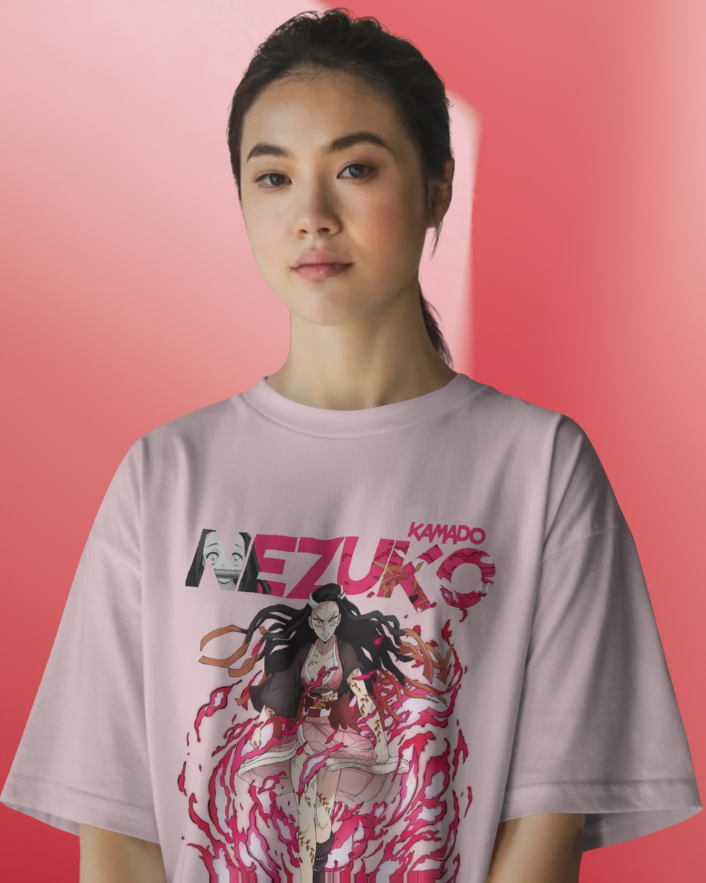 Nezuko Demon Slayer Oversized T-shirt